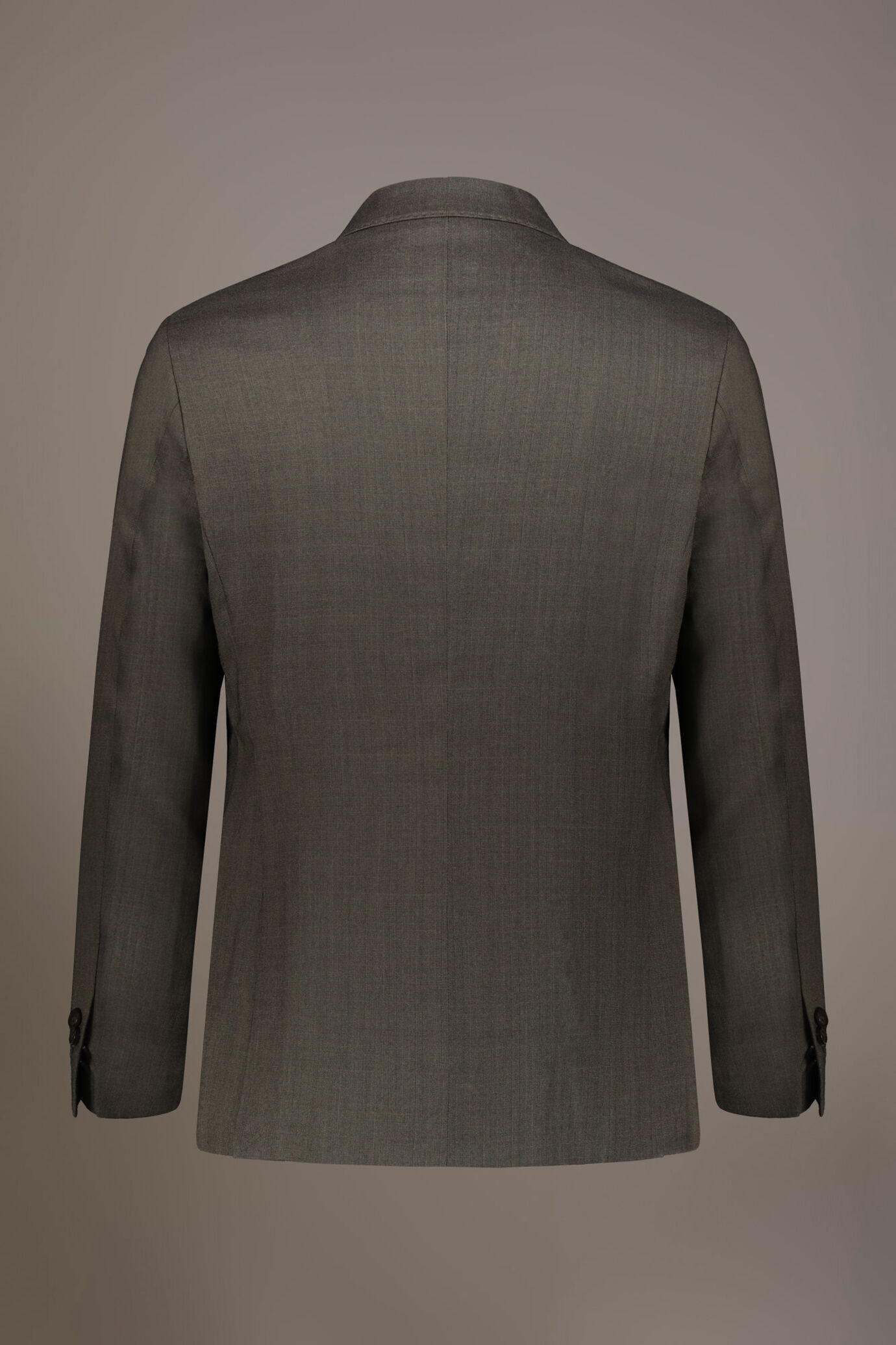 Regular fit single-breasted suit in prince of wales fabric image number 6