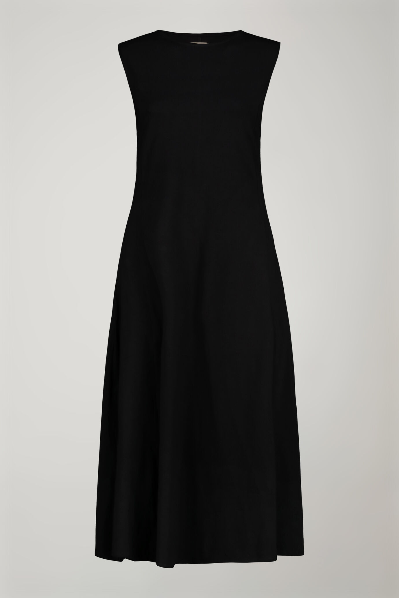 Ärmelloses Midikleid aus Stretch-Baumwolljersey für Damen in normaler Passform image number 4