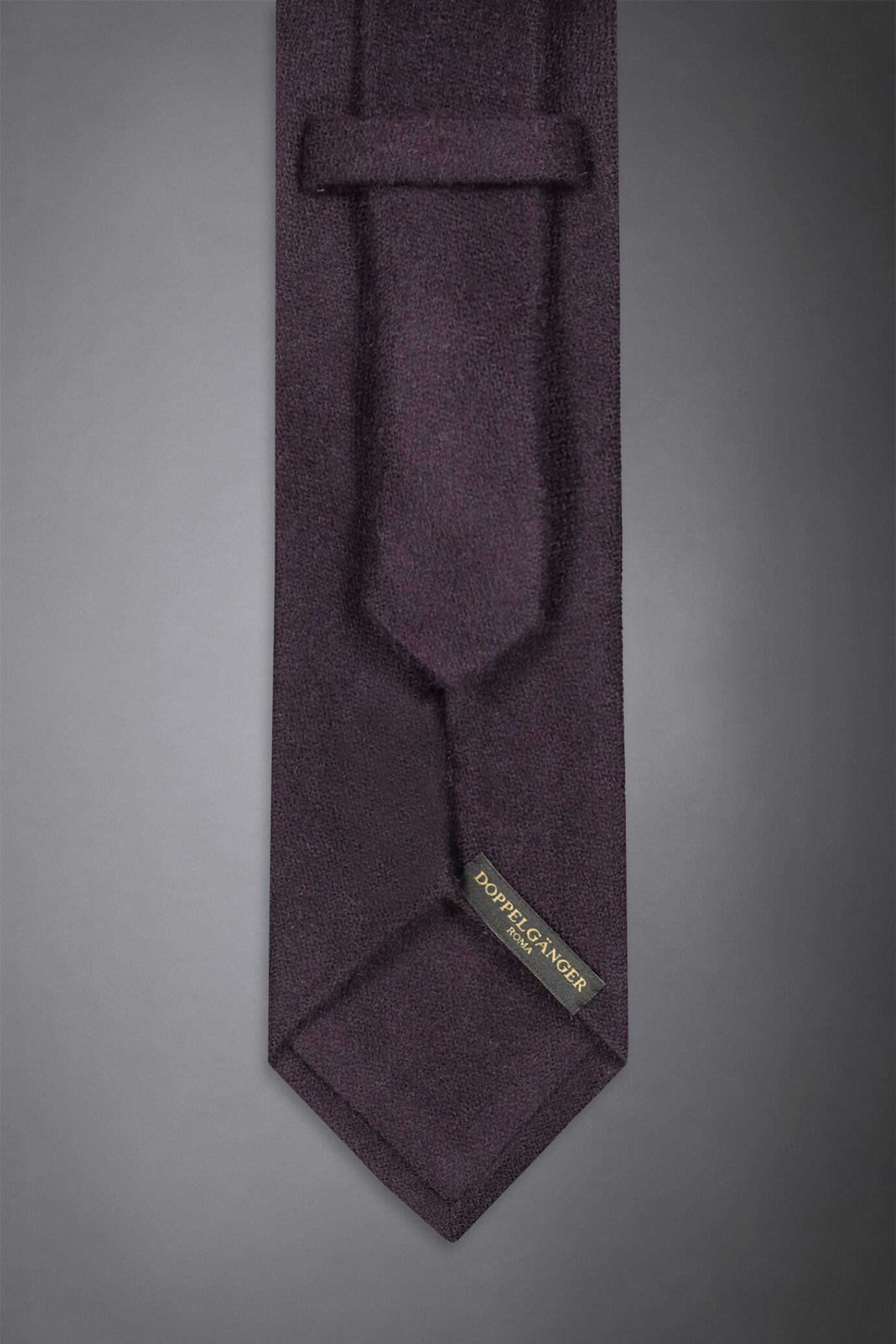 Men's solid color wool blend tie image number 1
