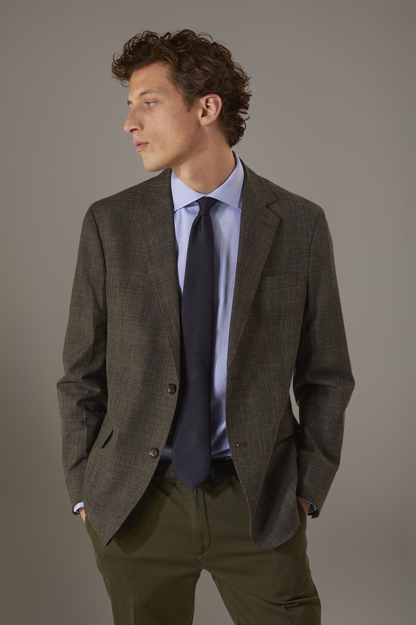 Single breasted jacket with flap pocket image number 1