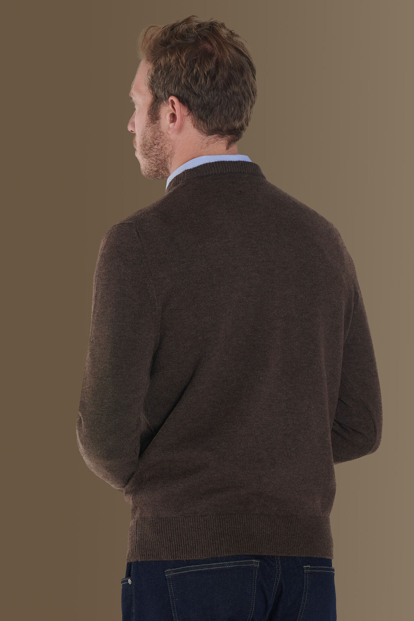 Round neck sweater soft touch image number 2