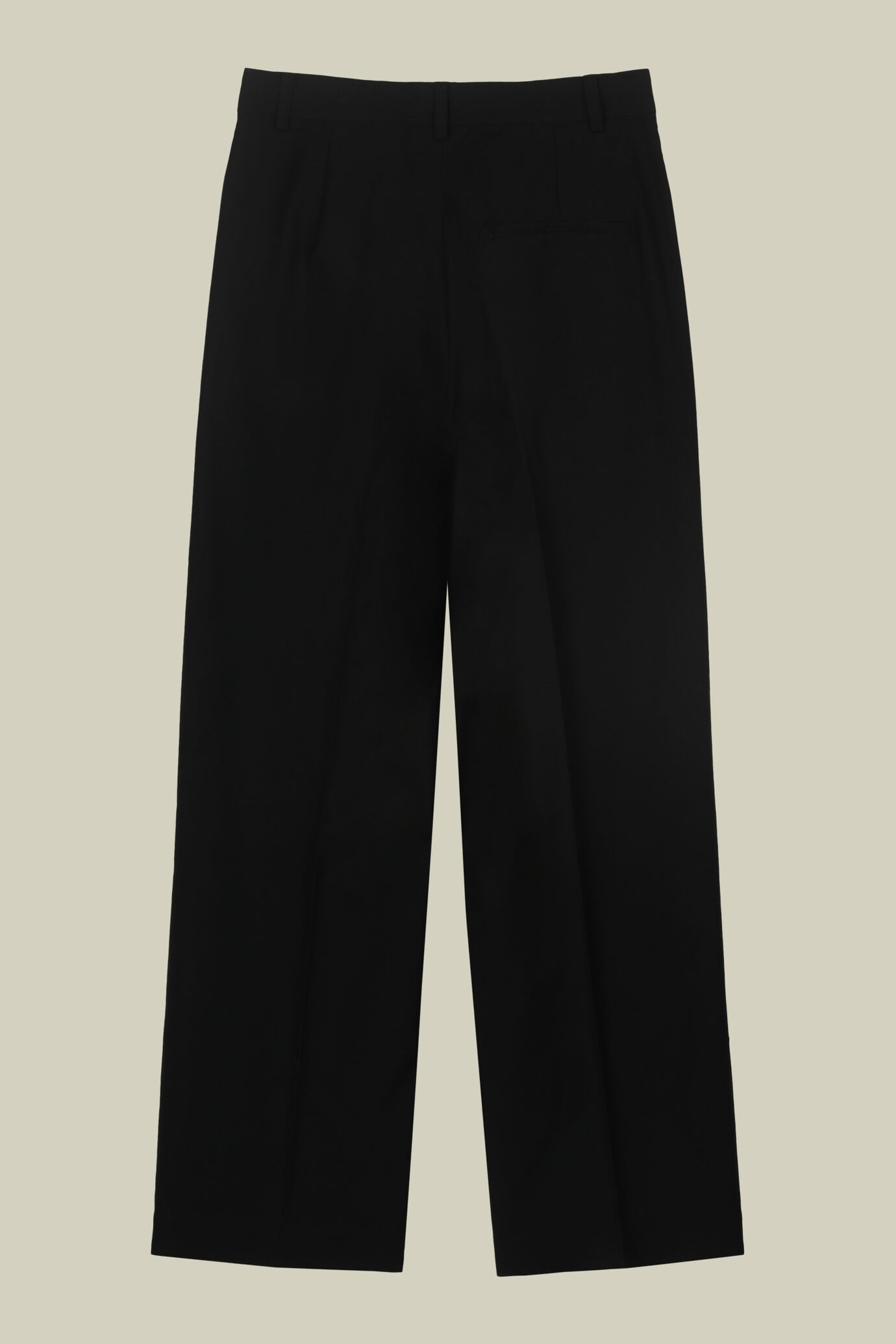 Pantalone donna dal fit morbido con dettaglio del flap sotto cintura image number 5