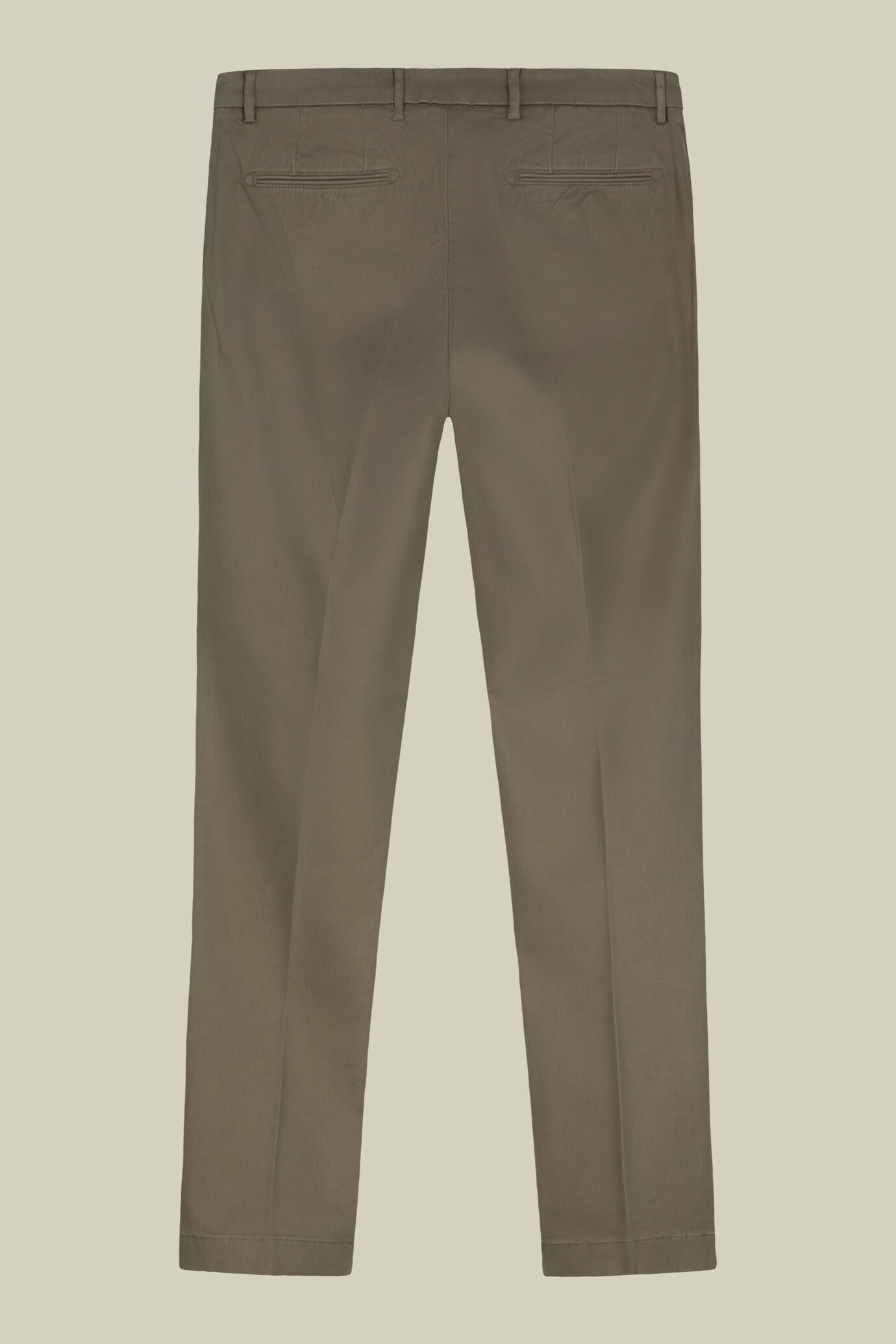 Pantalone uomo chino classico costruzione twill elasticizzato regular fit image number 5