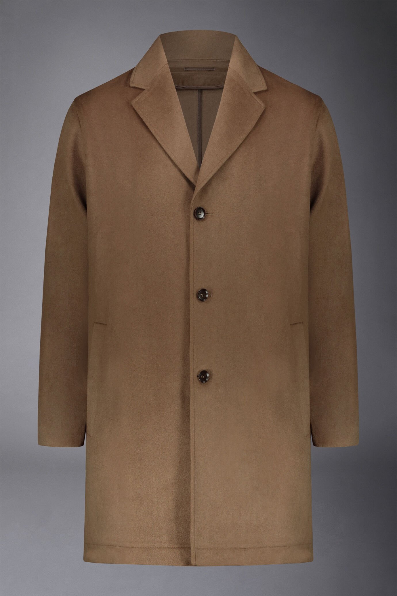 Cappotto classico uomo monopetto misto lana image number 4