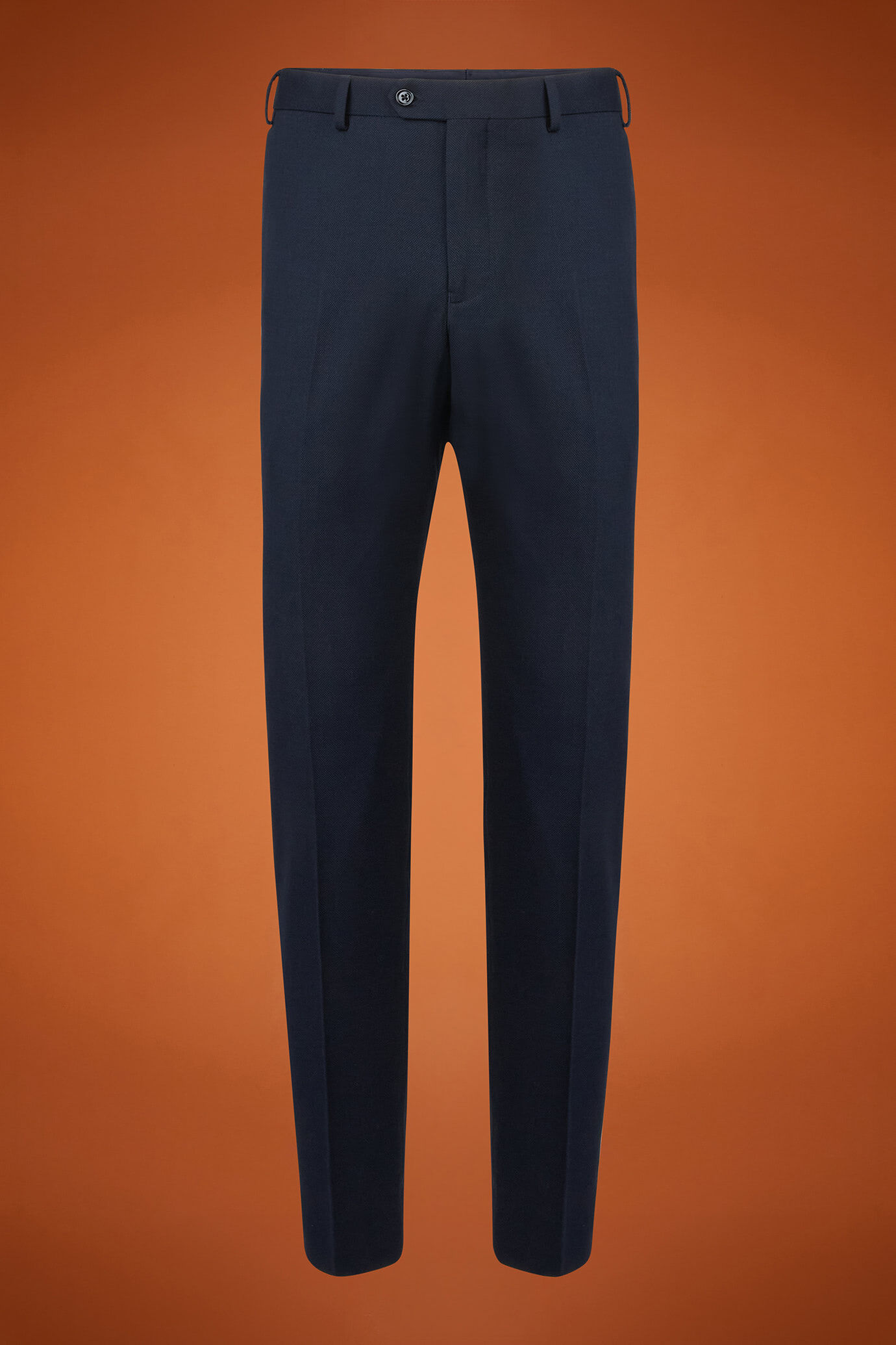Men's regular fit single-breasted suit in birdseye fabric image number 6