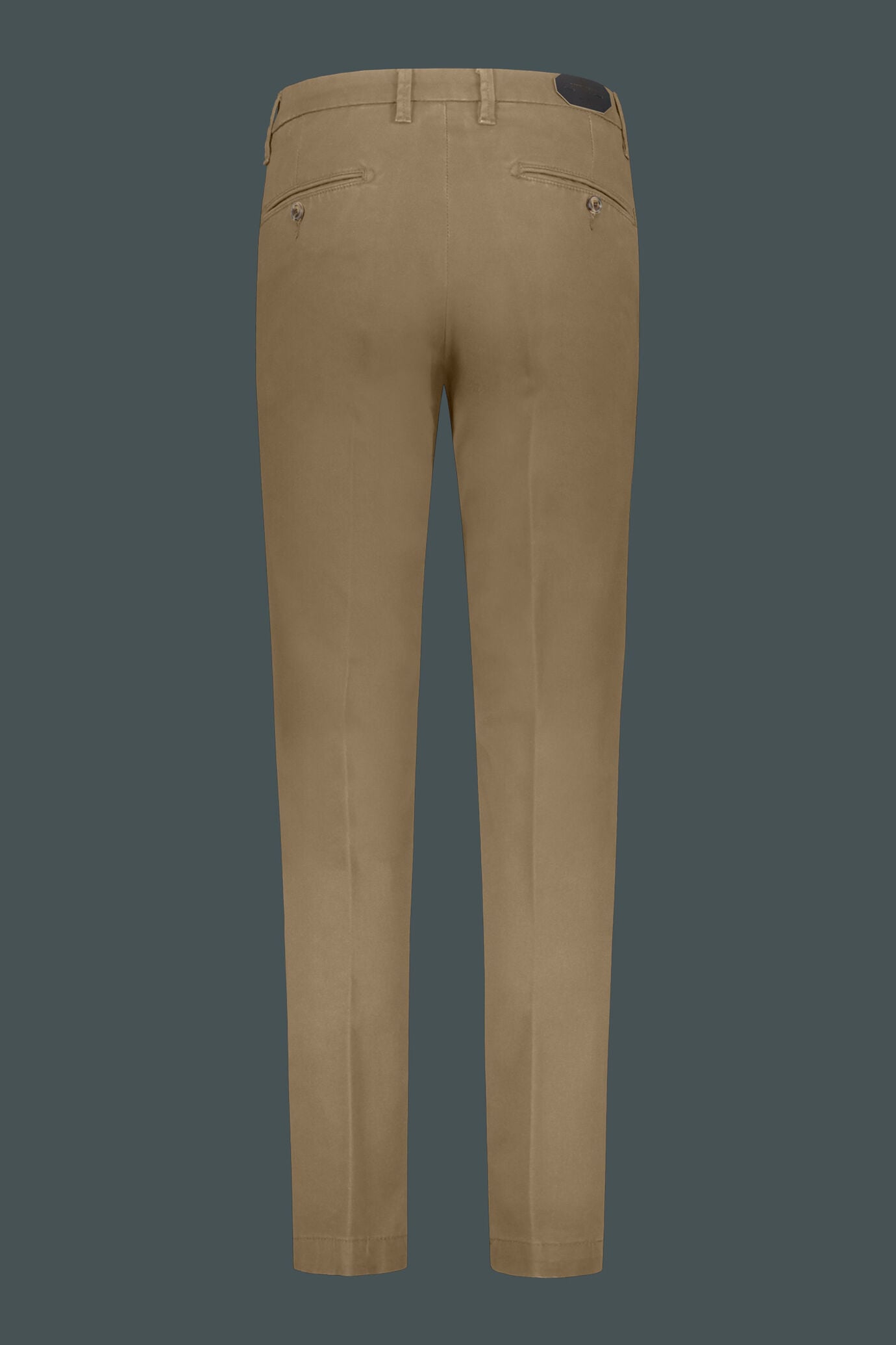 Pantaloni uomo chino twill cotone stretch tinta unita image number 1