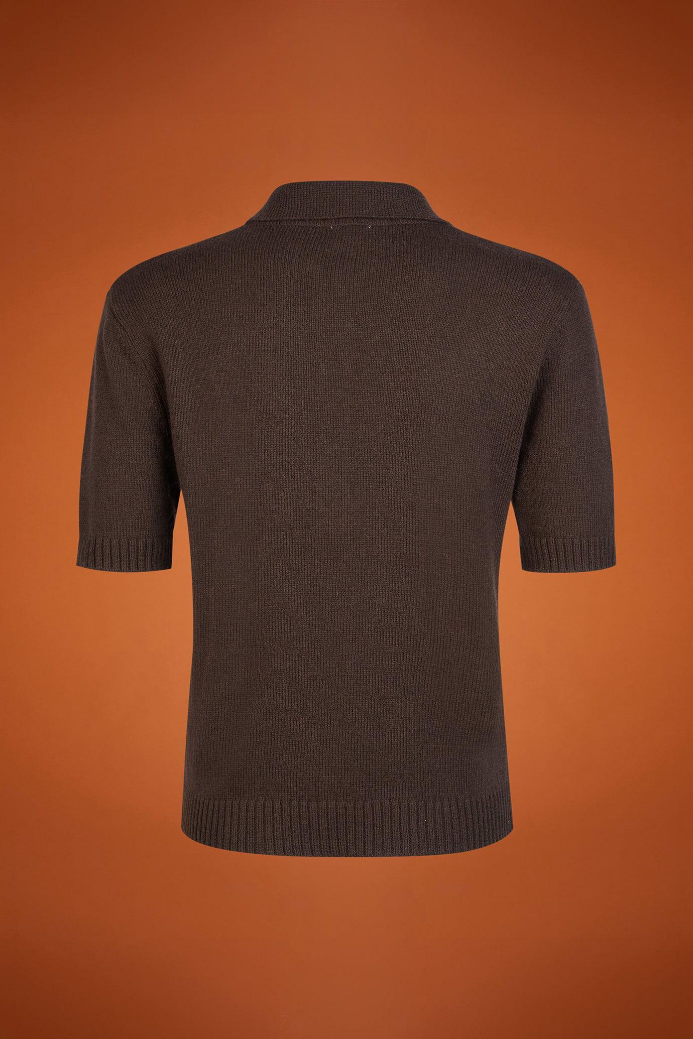 Damen-Poloshirt aus Strick mit halblangen Ärmeln in normaler Passform image number 6