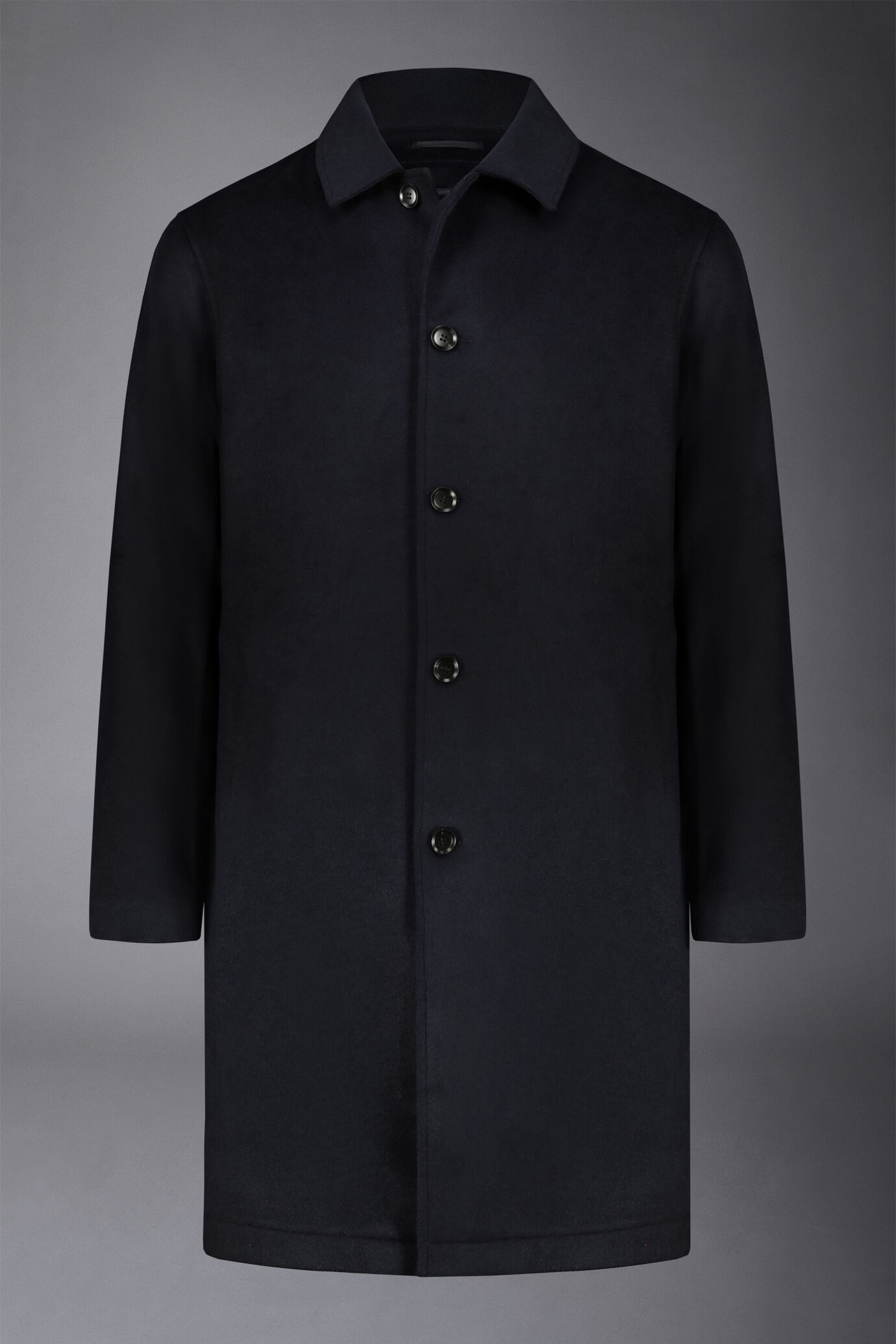Cappotto uomo monopetto misto lana image number 4