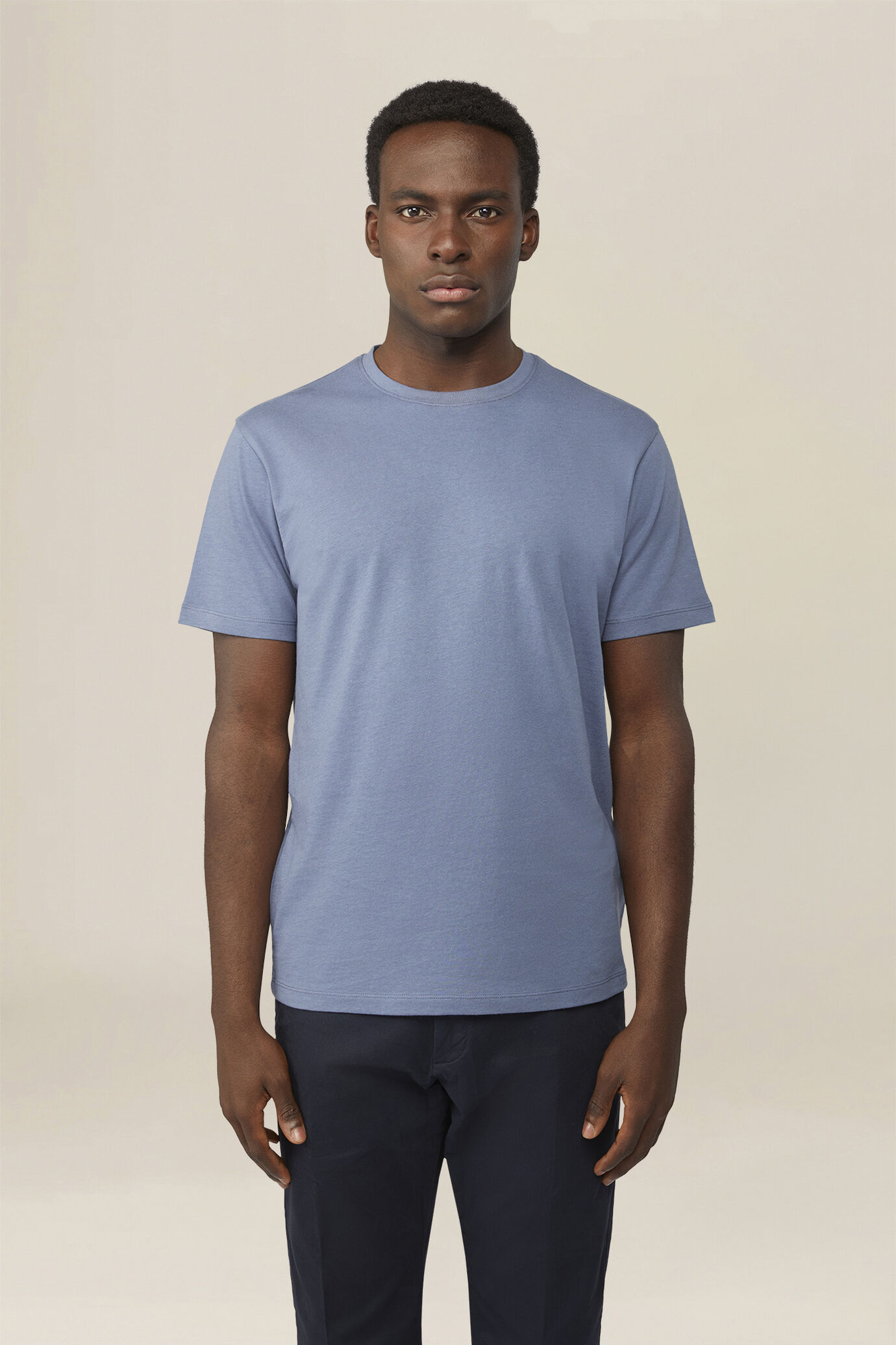 Men's regular fit 100% cotton jersey T-shirt image number 0