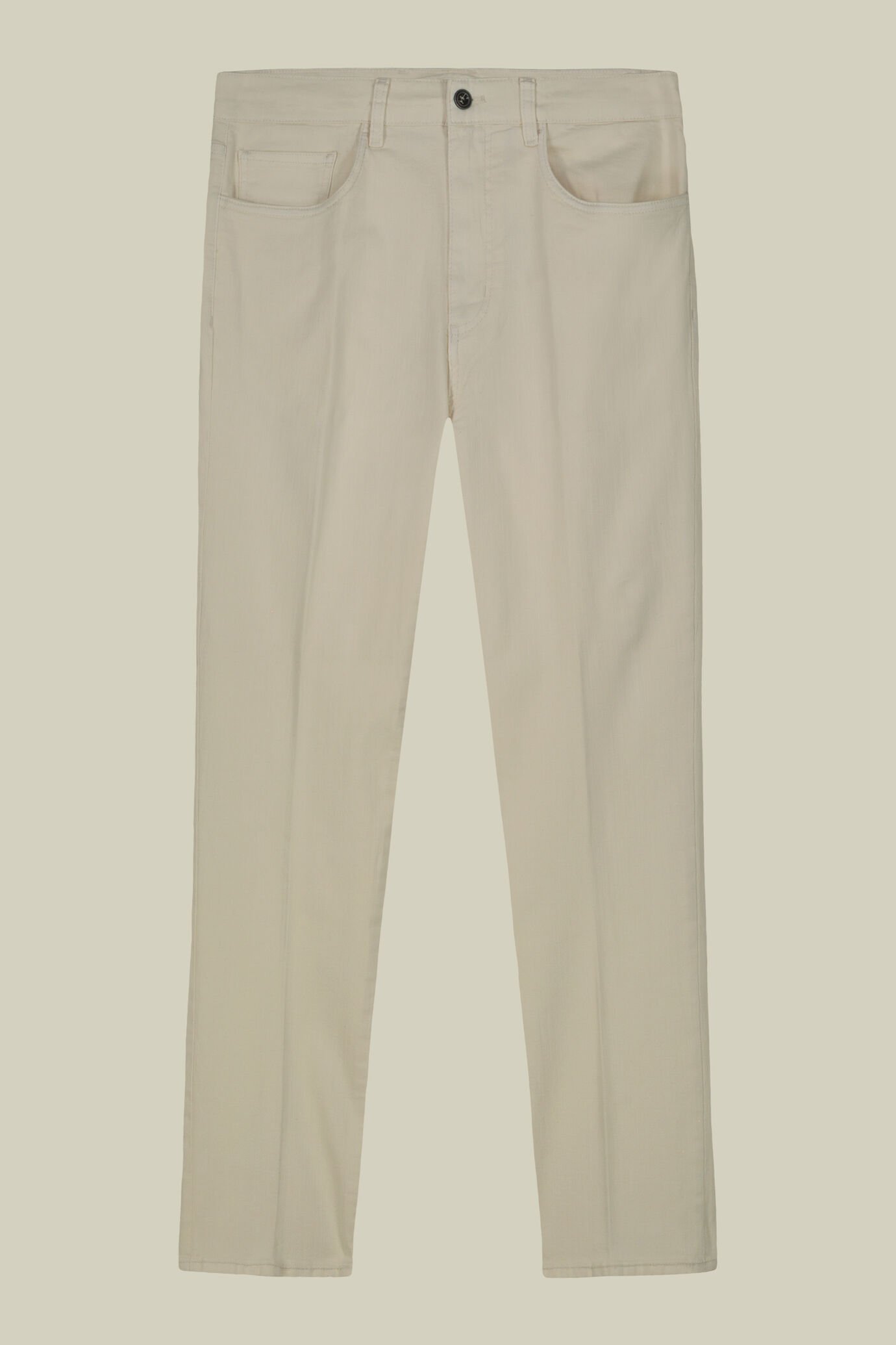 Pantalon homme 5 poches en sergé image number 4