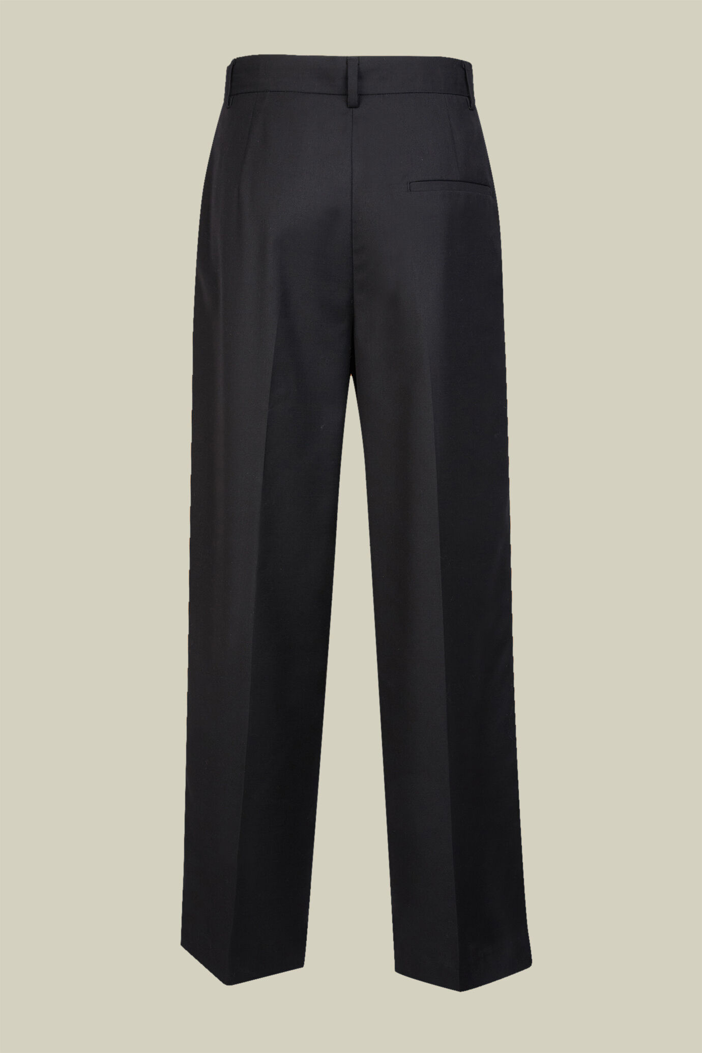 Pantalone classico donna con gamba larga regular fit image number 6