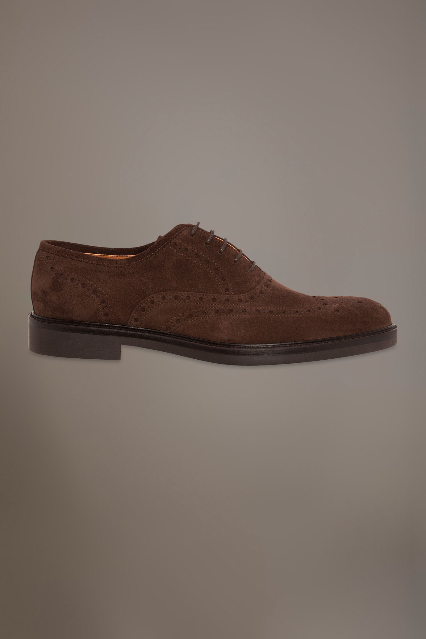 Oxford brouge shoes - 100% leather - suede image number 1