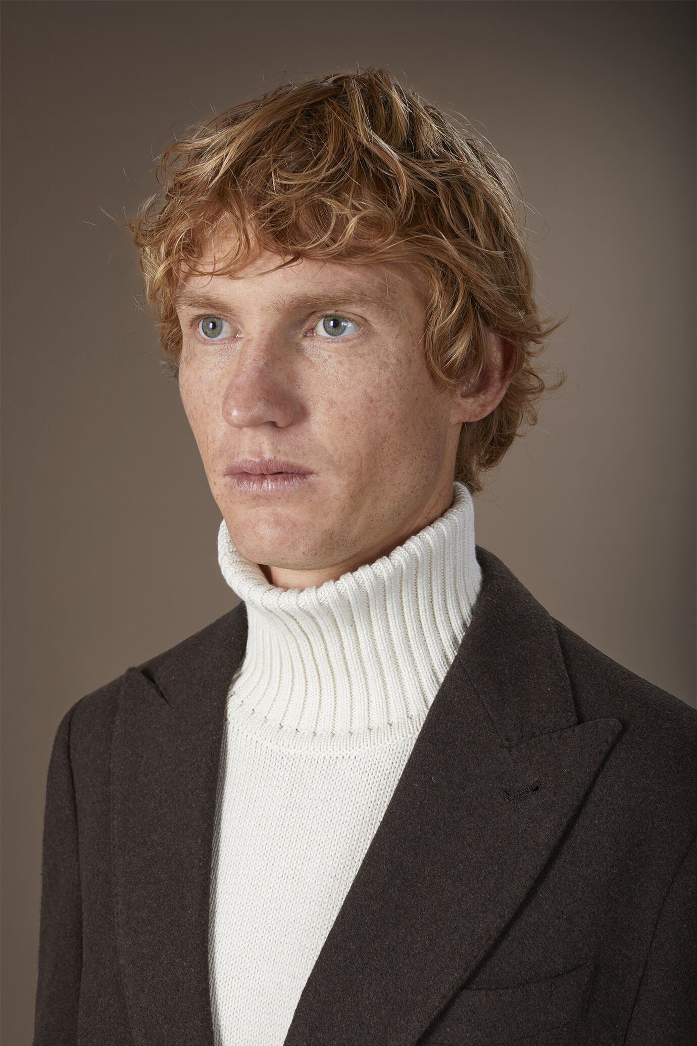 Giacca uomo monopetto misto lana e disegno Herringbone regular fit image number 2