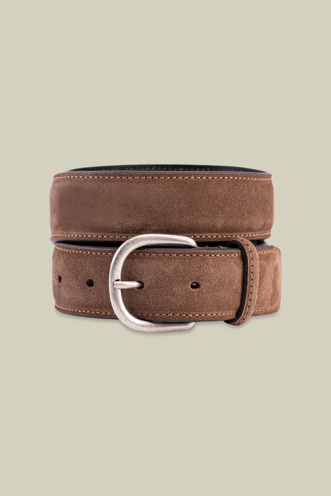 Ceinture pour homme en daim véritable image number 1