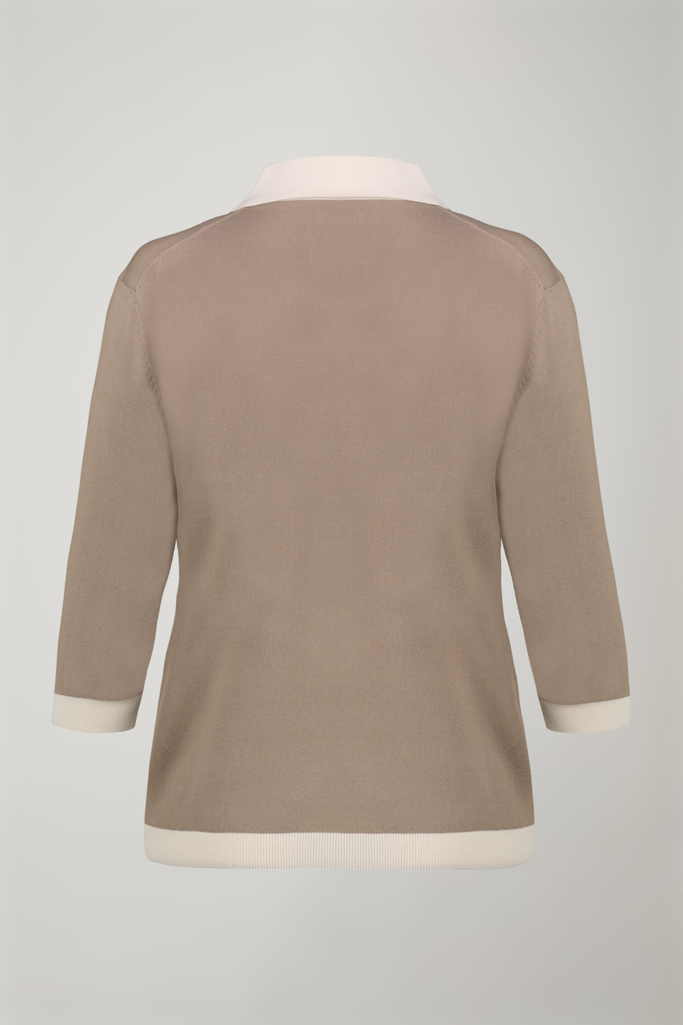 Damen-Poloshirt mit 3/4-Ärmeln in normaler Passform image number 5