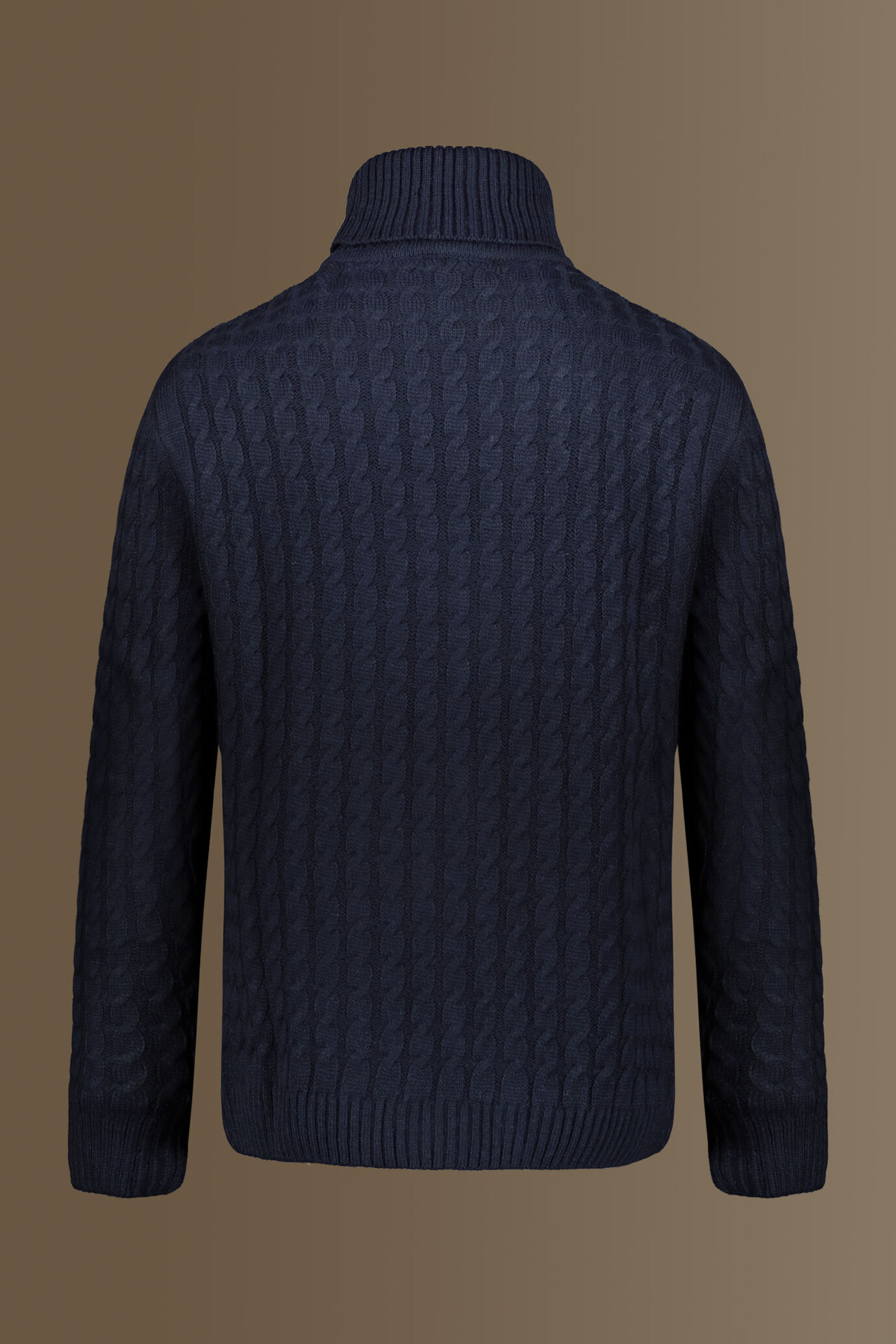 Turtle neck sweater, wool blend image number 1