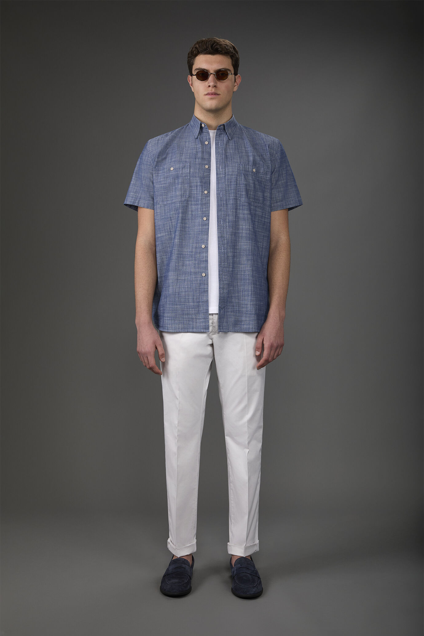 Pantalone uomo chino classico regular fit image number 0