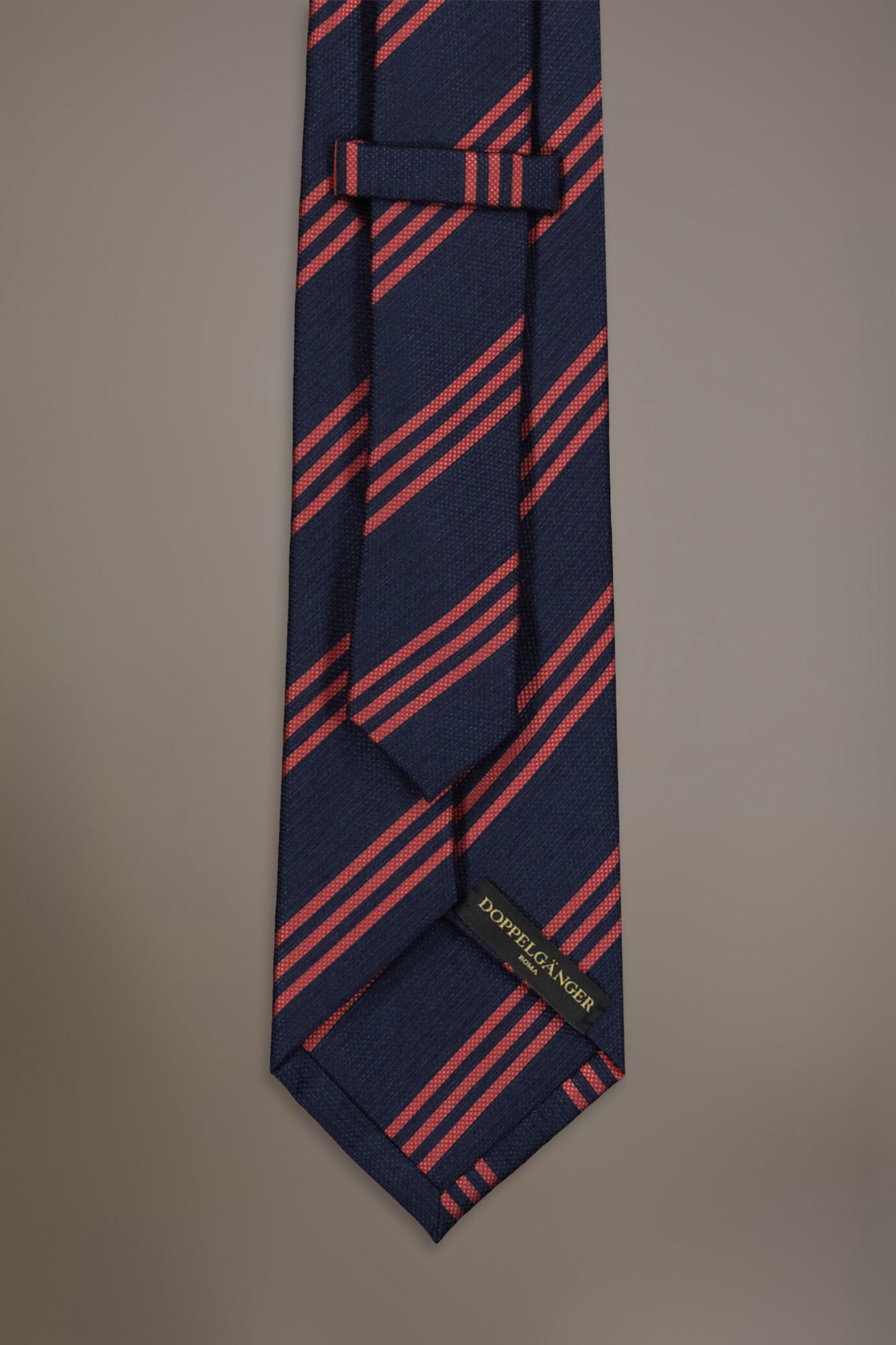 Cravatta uomo misto bamboo regimental image number 1