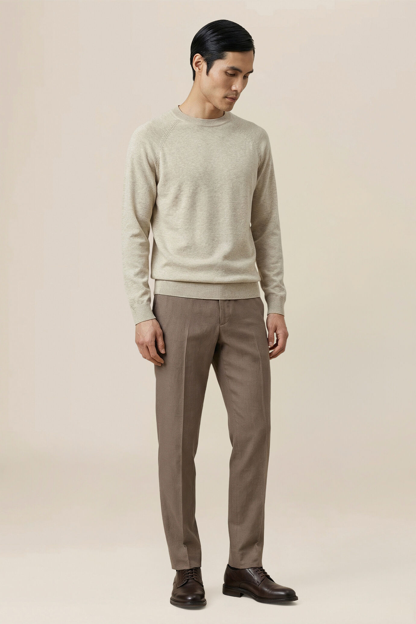 Herrenhose aus Leinen-Baumwoll-Mischgewebe image number 0