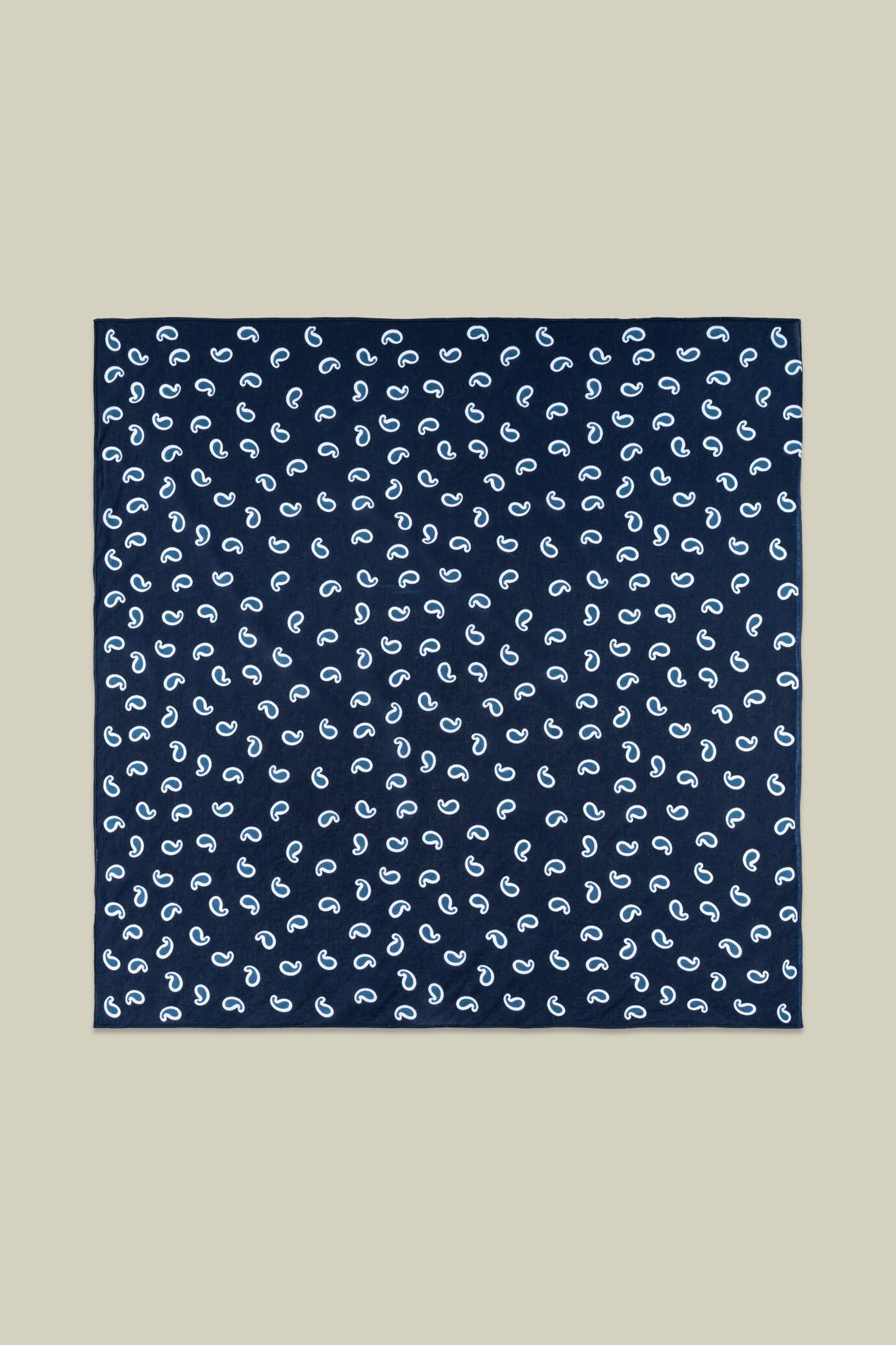 Herrenschal mit Makro-Paisleymuster