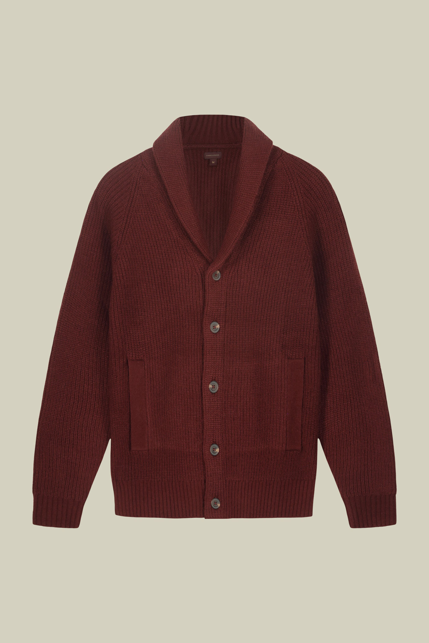 Gestrickte Strickjacke f&uuml;r Herren in englischer Strickoptik regul&auml;re Passform image number 3