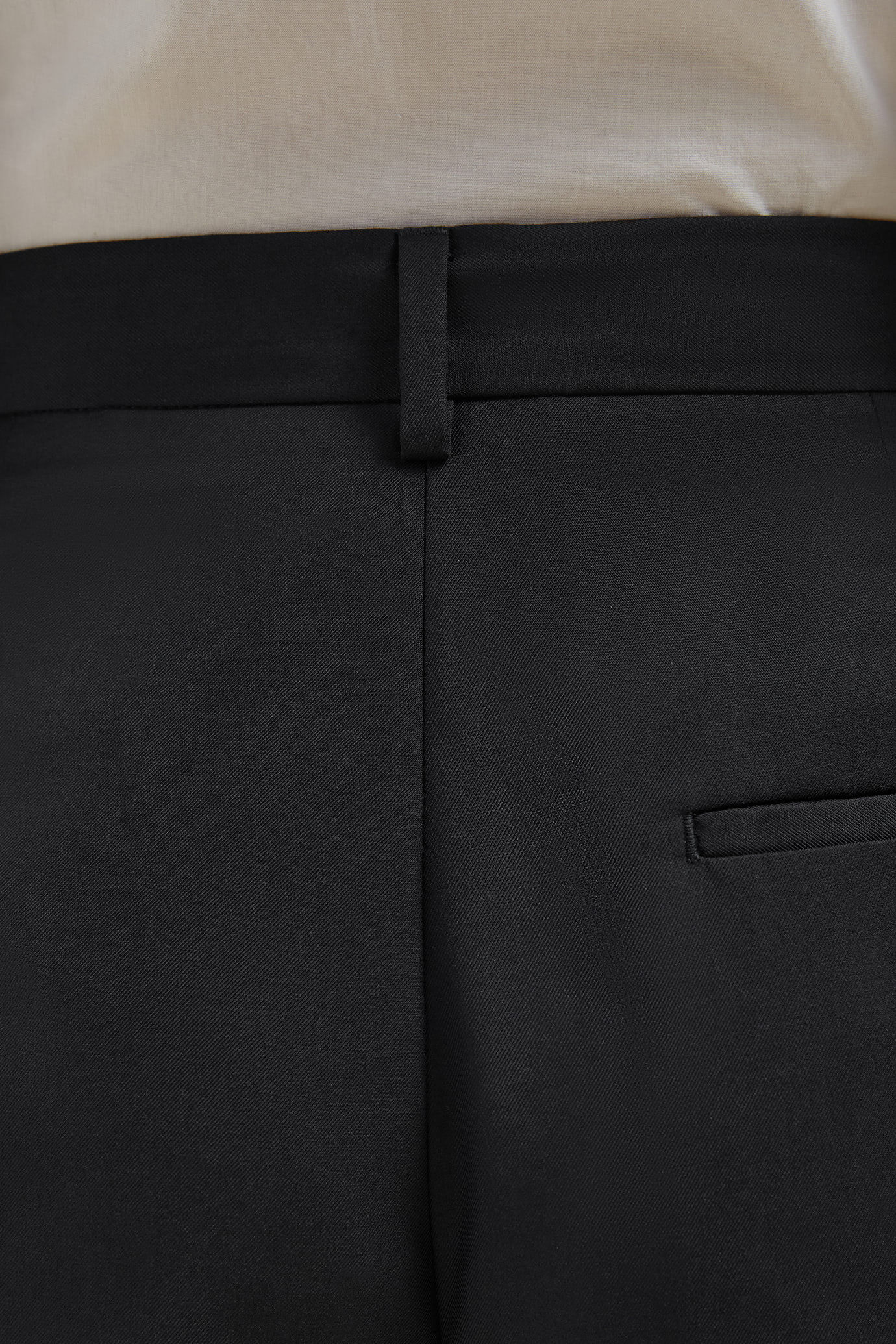 Pantalone classico donna con gamba larga regular fit image number 4