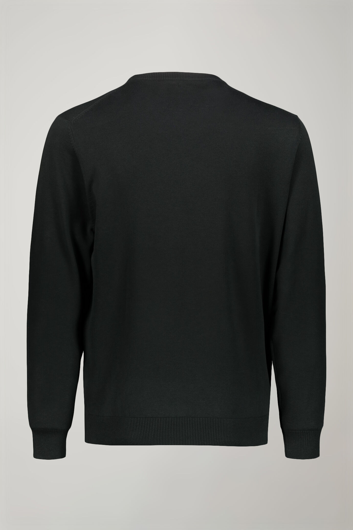 Men's Round neck sweater 100% cotton regular fit image number 5