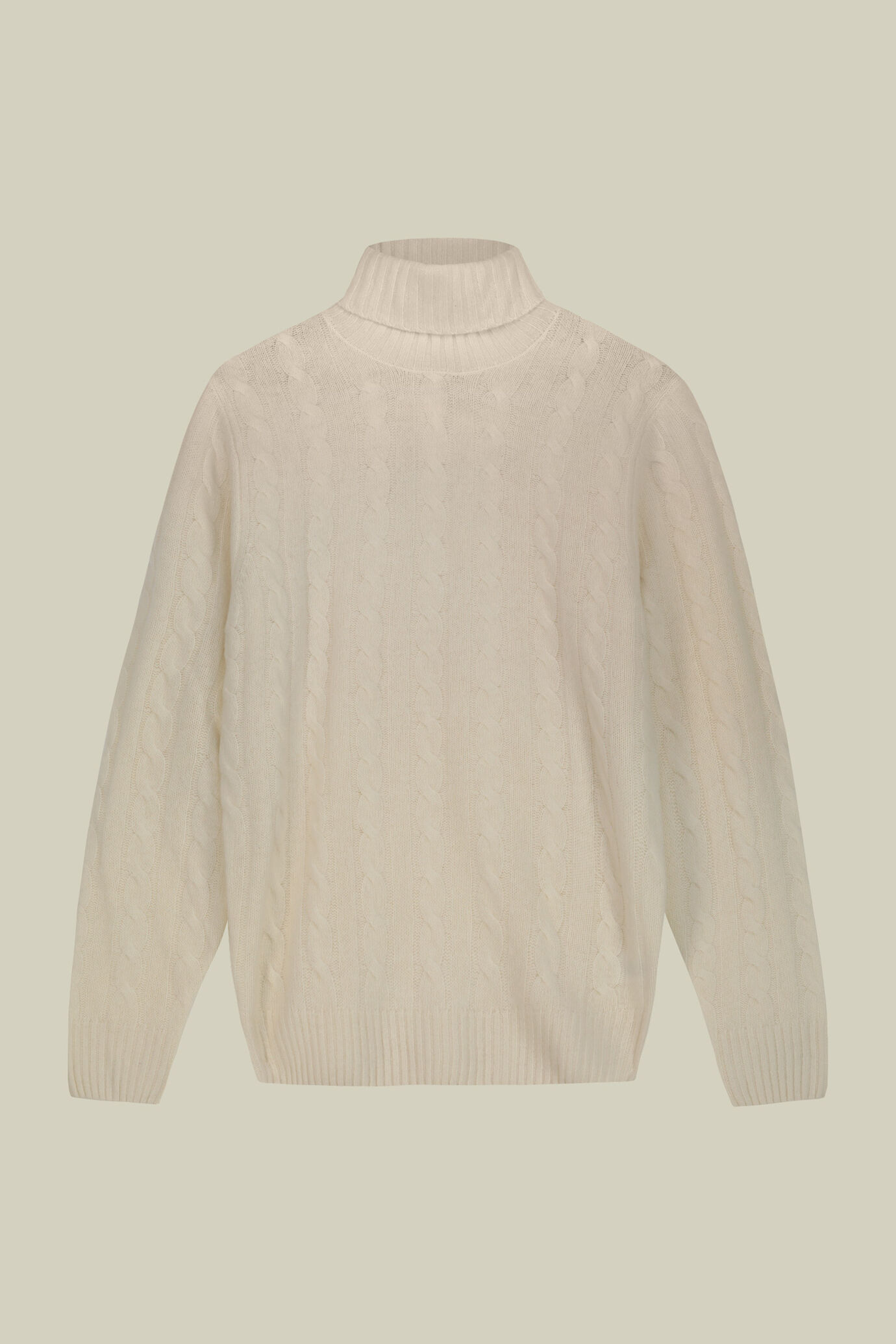 Men's lambswool high neck jumper in a regular fit