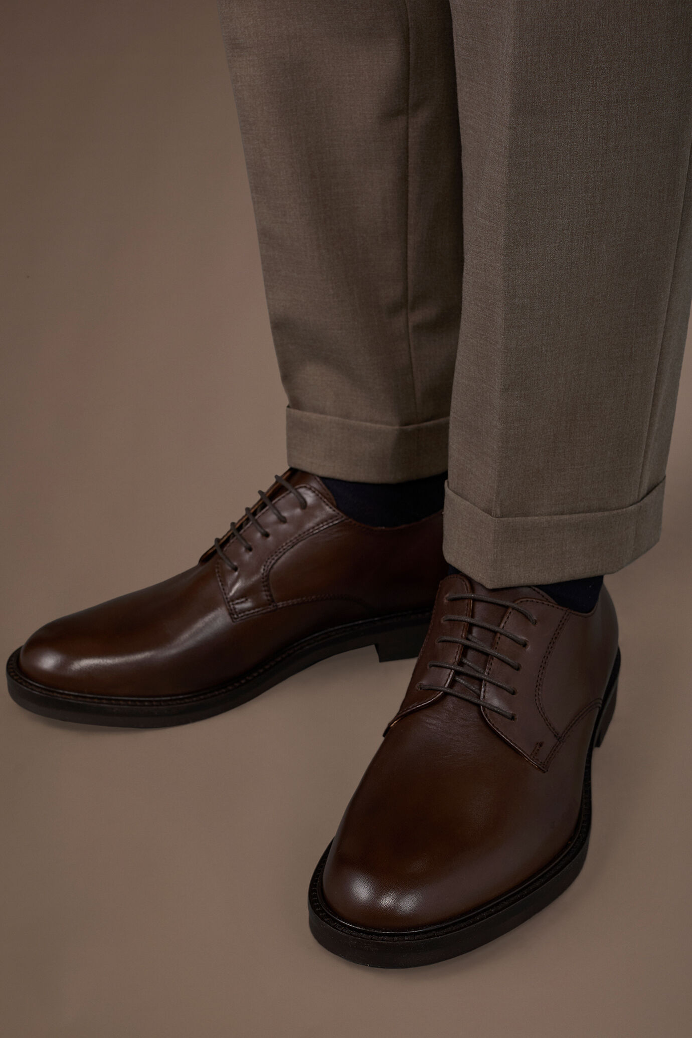 Herren-Derby-Schuh aus 100% Leder