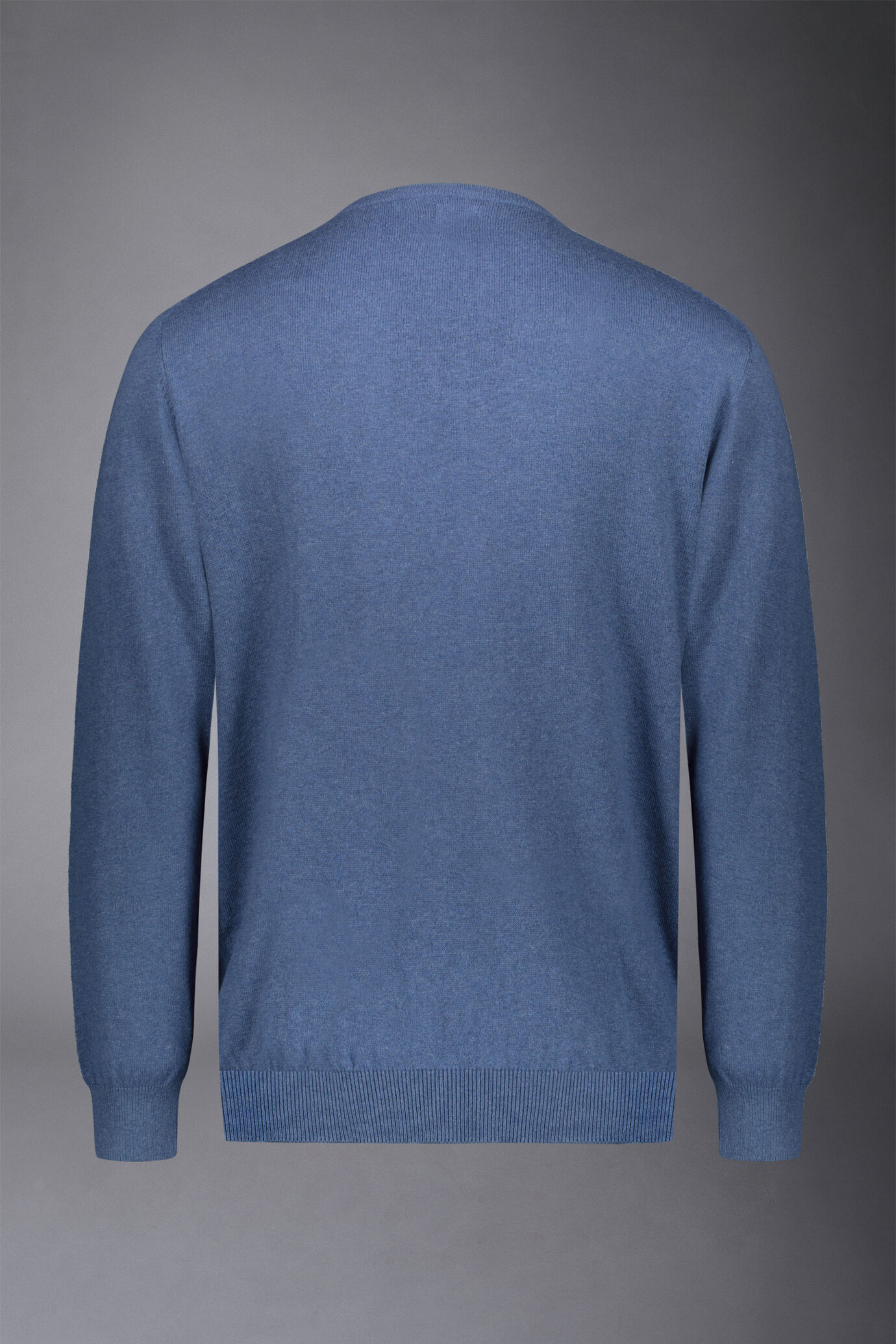 Pullover mit Rundhalsausschnitt aus Wolle und Baumwolle image number 5