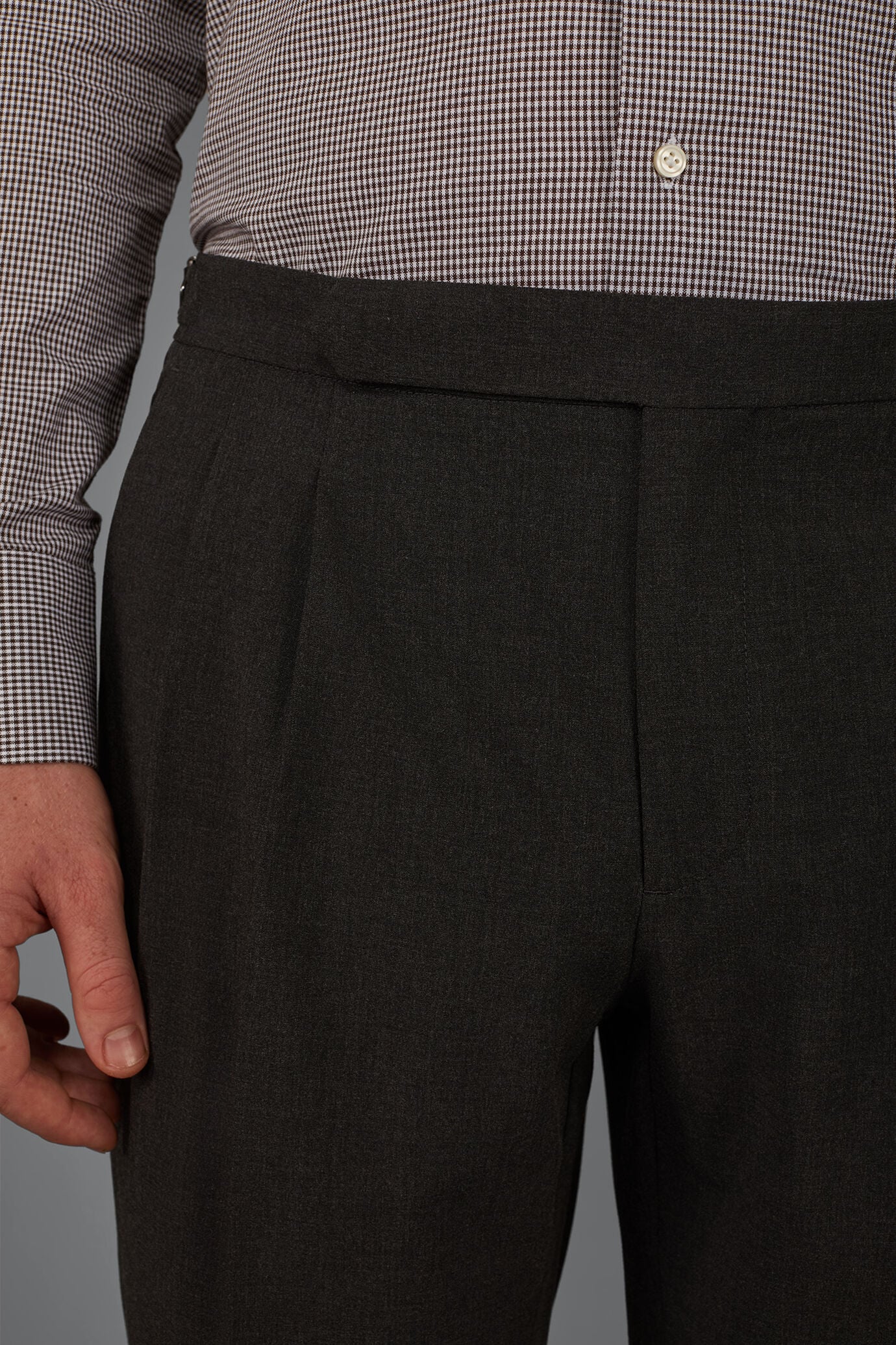 Herrenhose aus Bi-Stretch-M&eacute;lange im Comfort-Fit image number 2