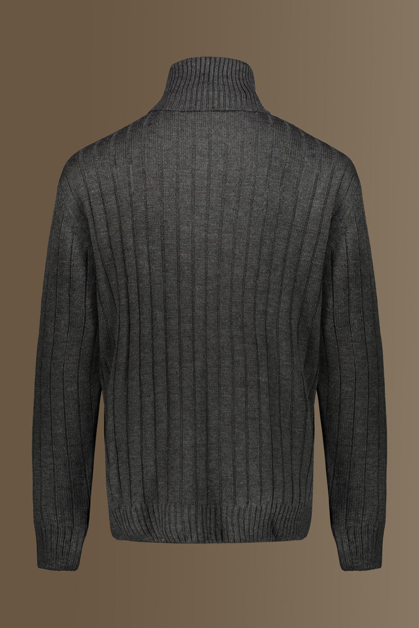 Maglia collo alto misto lana image number 1