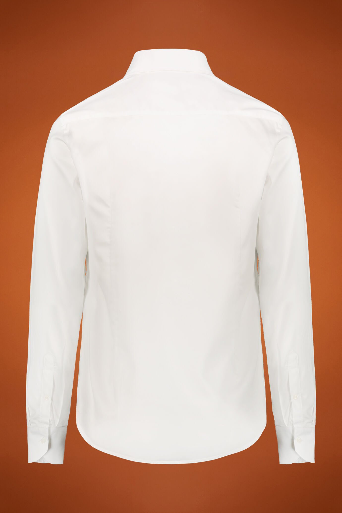Men's shirt classic collar 100% cotton twill fabric solid regular fit image number 1