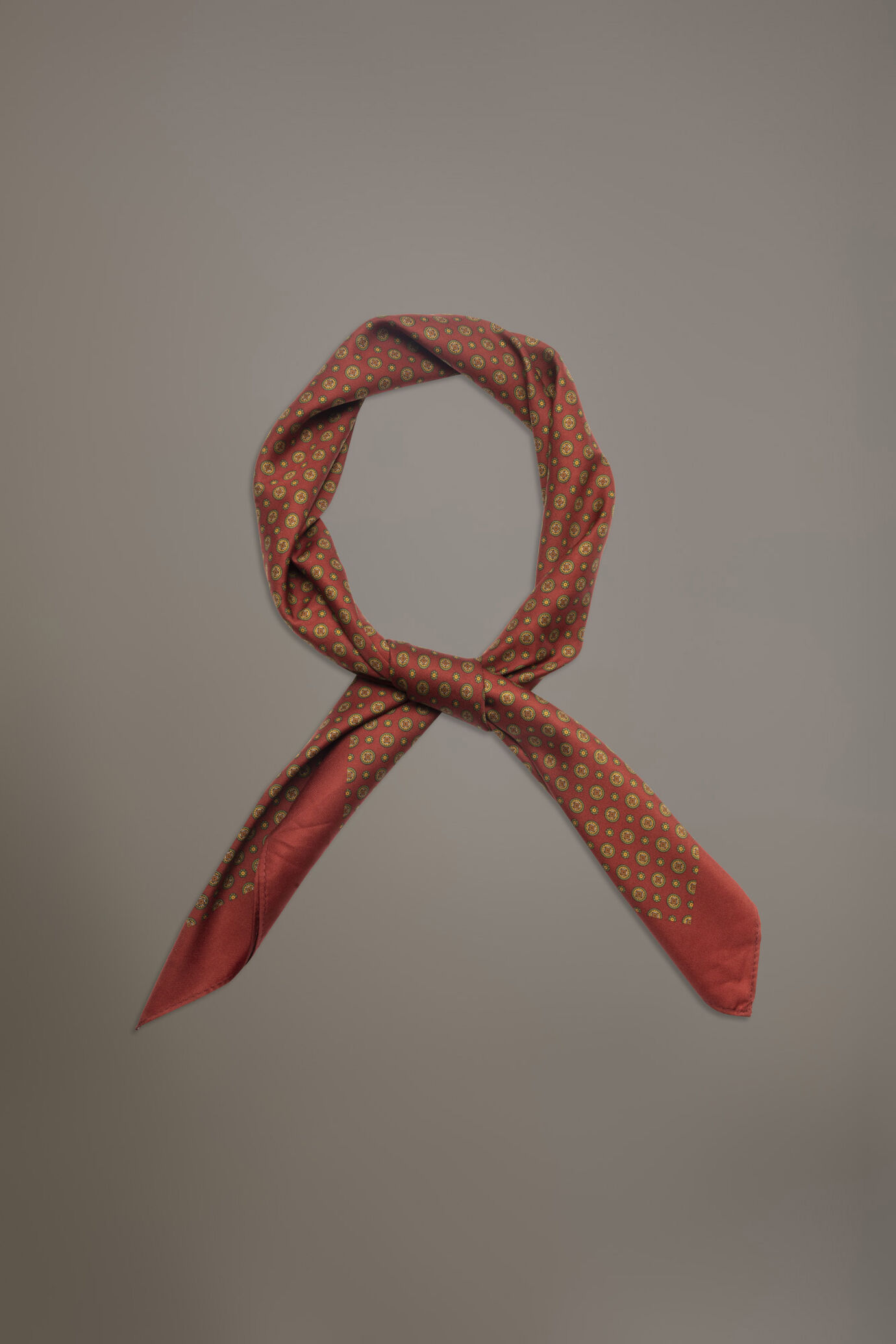 Foulard in twill fantasia stampata image number 0