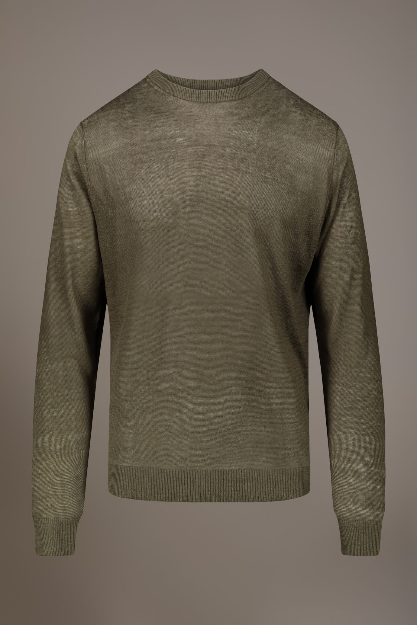 Pullover mit Rundhalsausschnitt 100% Leinen image number 4