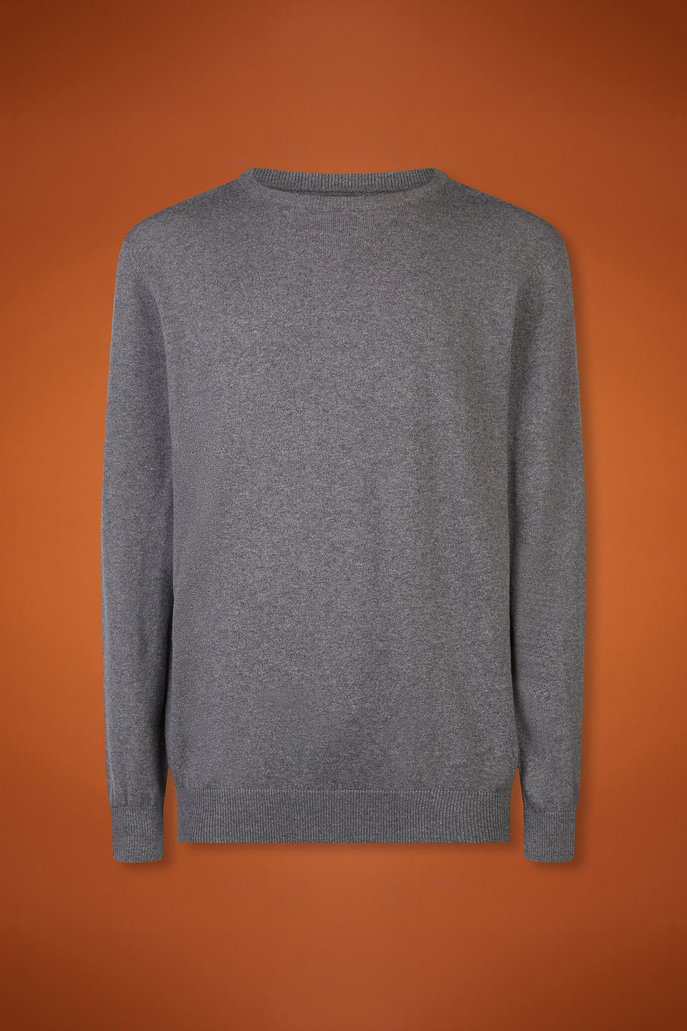 Maglia uomo girocollo lana e cotone regular fit image number 4