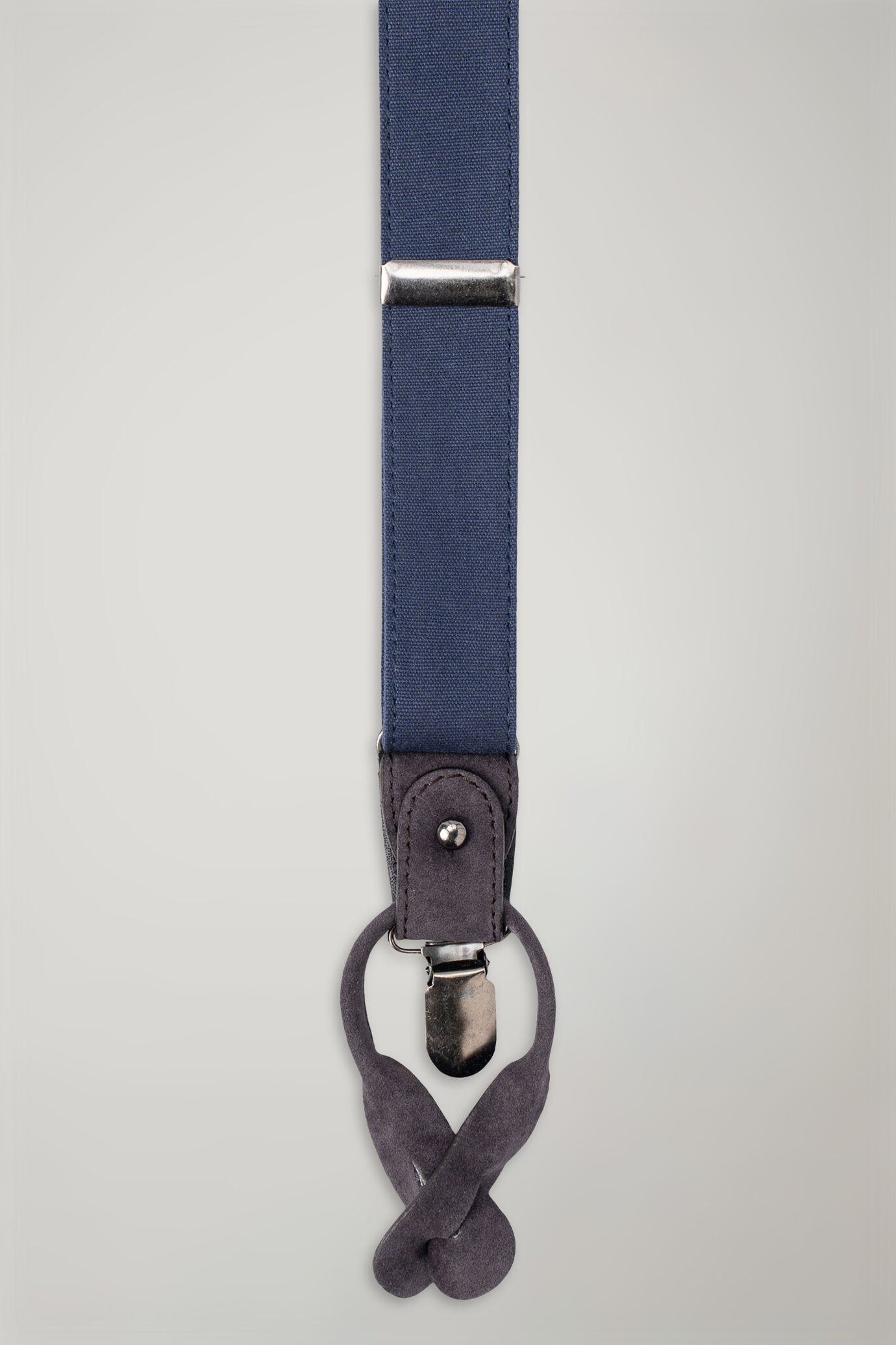 Men's canvas suspenders solid color