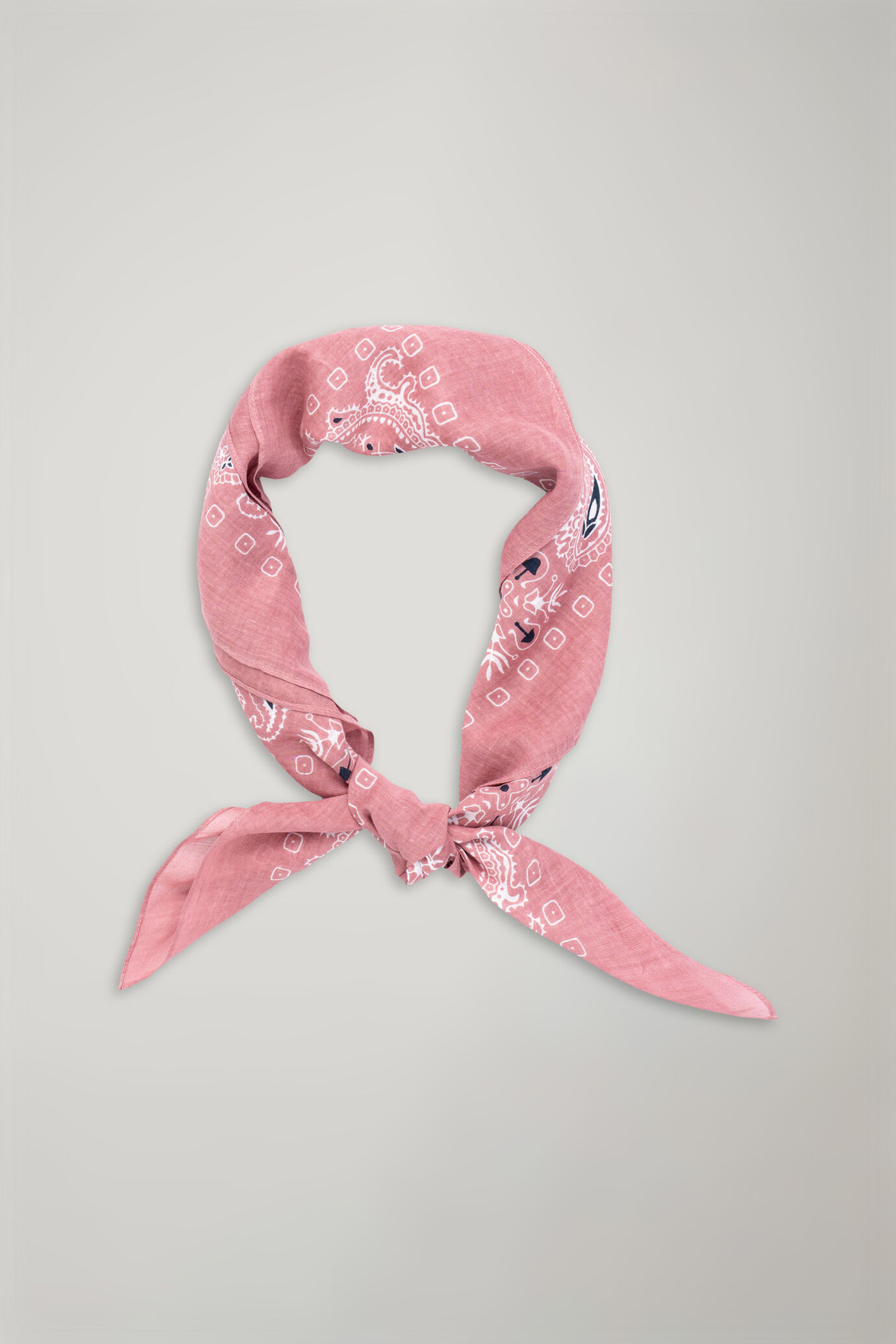Foulard uomo in puro cotone fantasia image number 0
