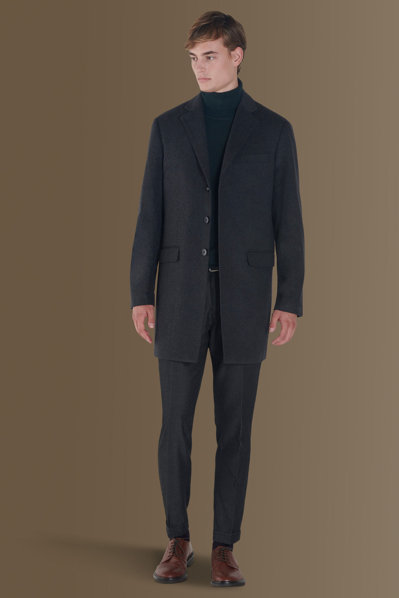 Cappotto classico misto lana image number 0