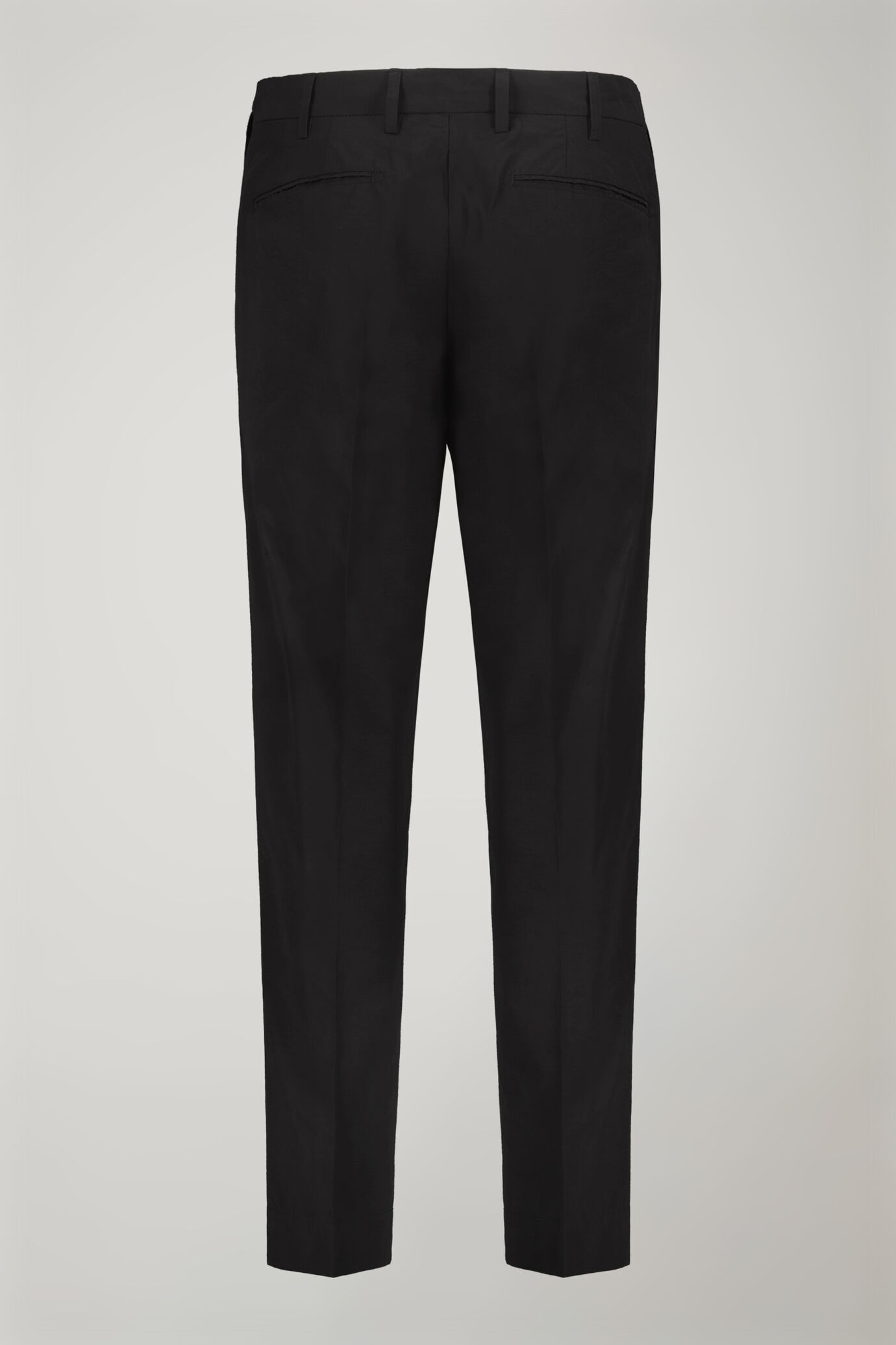 Pantalone uomo in cotone tecnico con doppia pinces comfort fit image number 5
