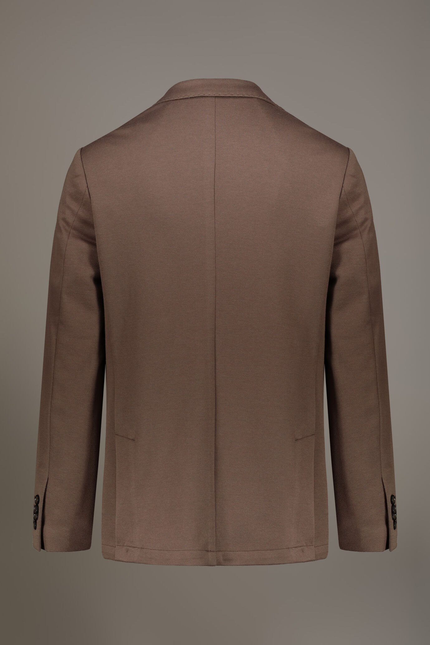 Giacca monopetto tessuto jersey misto cotone image number 6