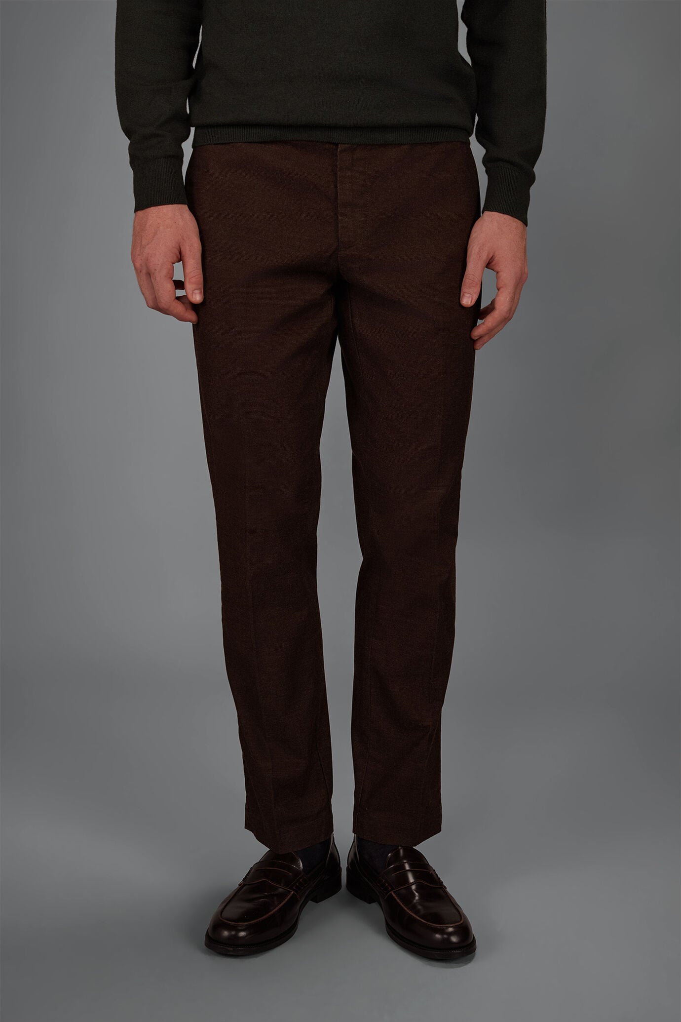 Klassische Herrenhose mit regul&auml;rer Passform image number 1