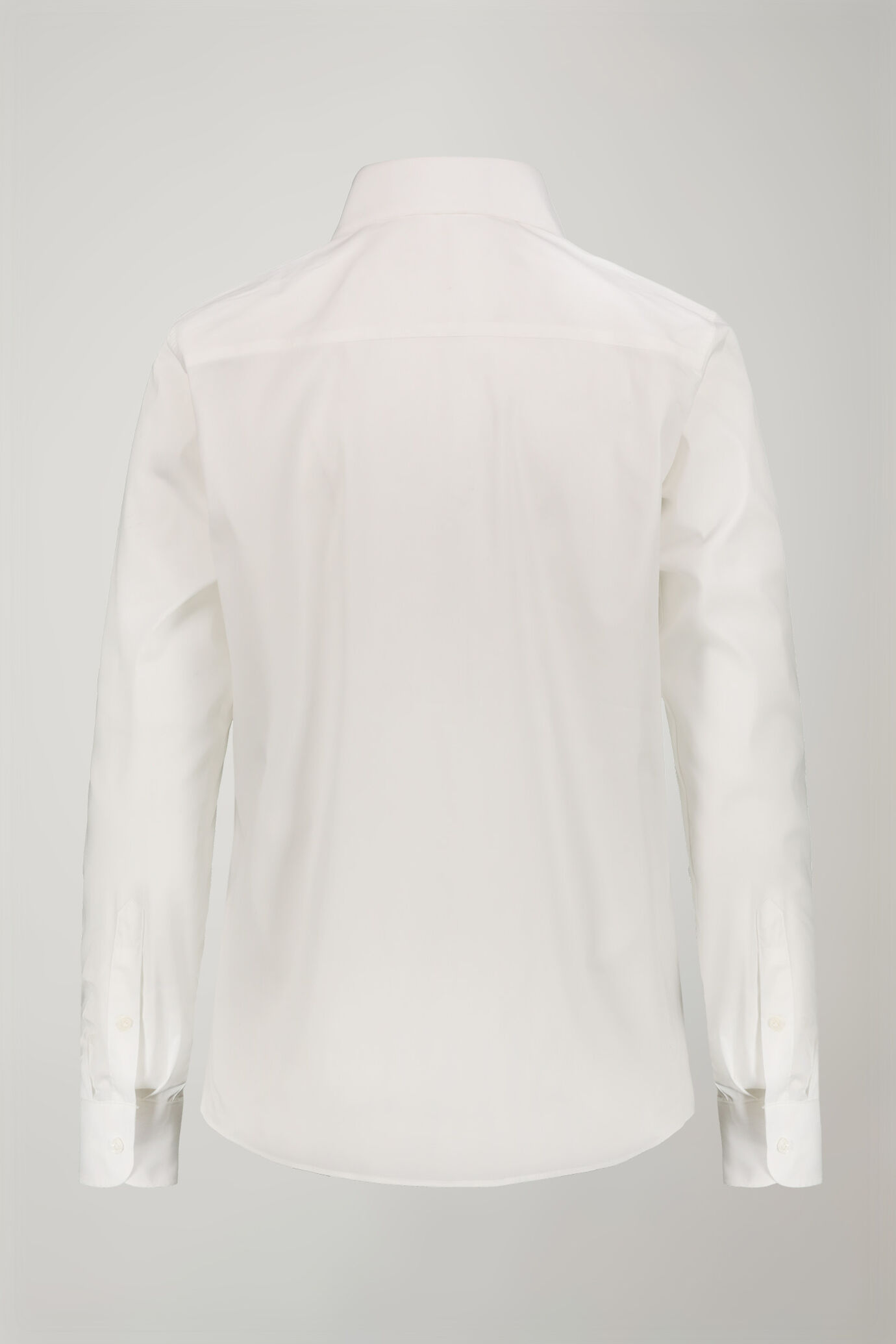 Camicia donna classica in cotone stretch tinta unita image number 6