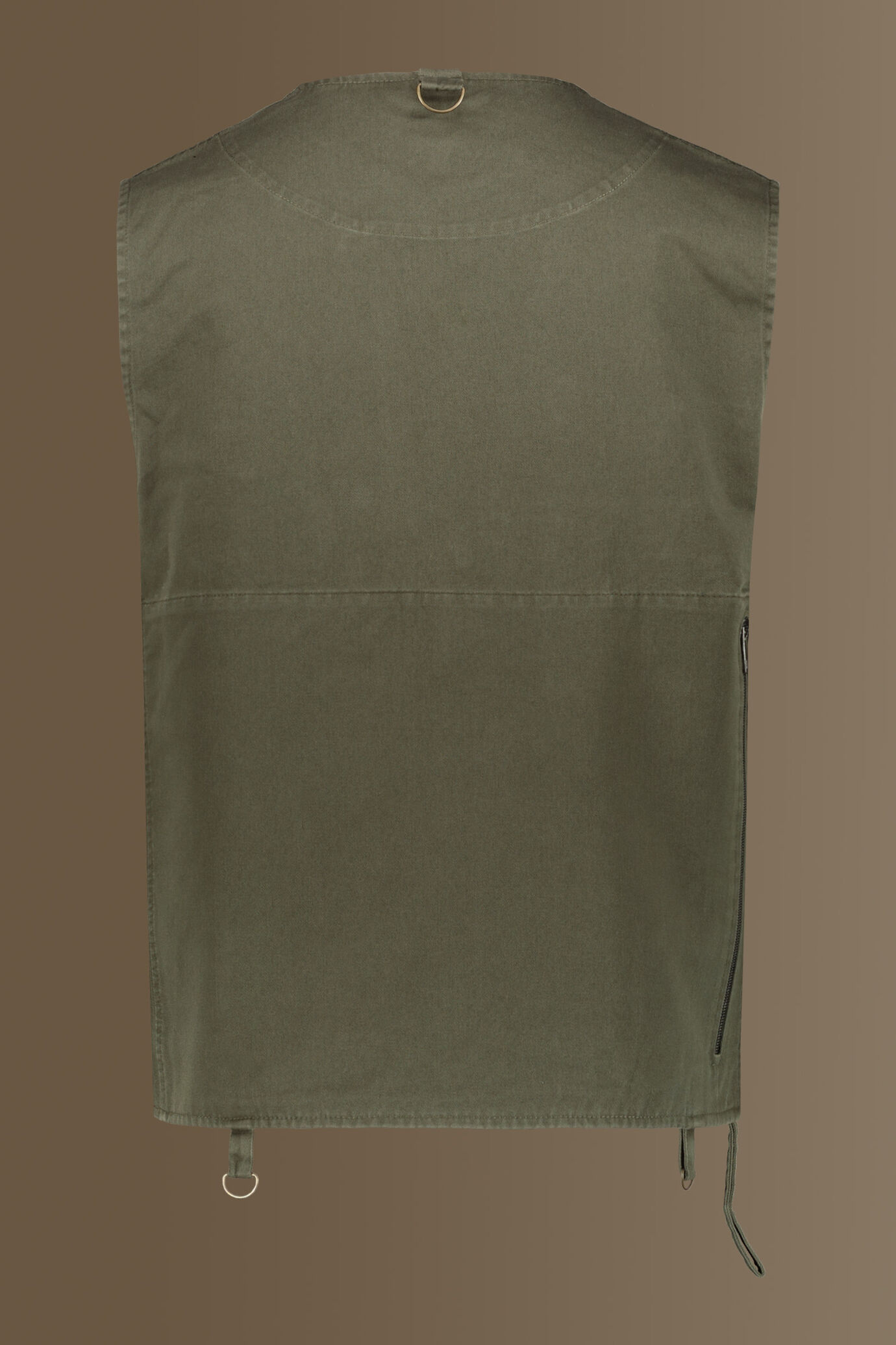 Gilet sfoderato costruzione twill uomo image number 5