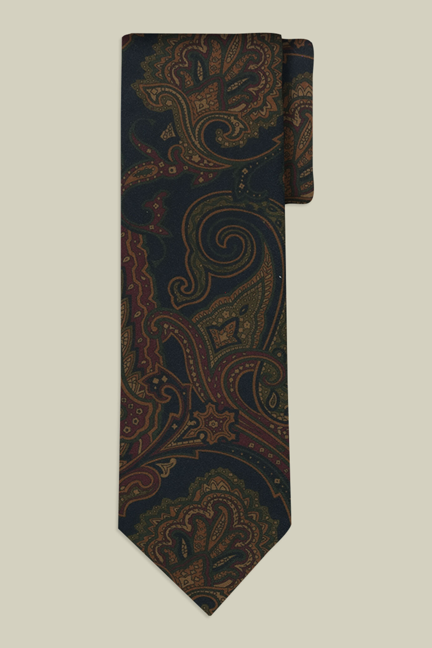 Cravatta uomo fantasia macro paisley
