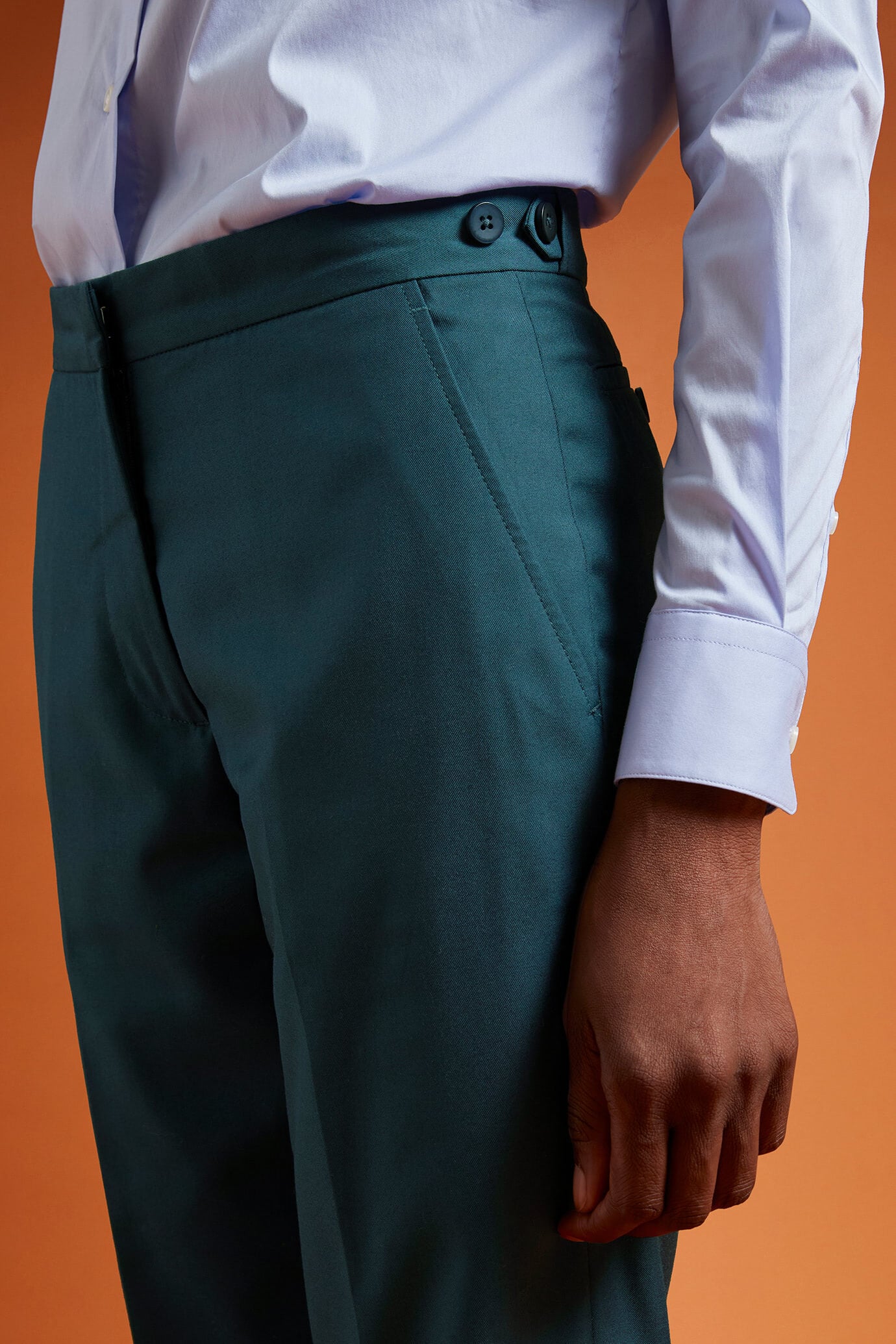 Pantalone chino classico donna regular fit image number 2