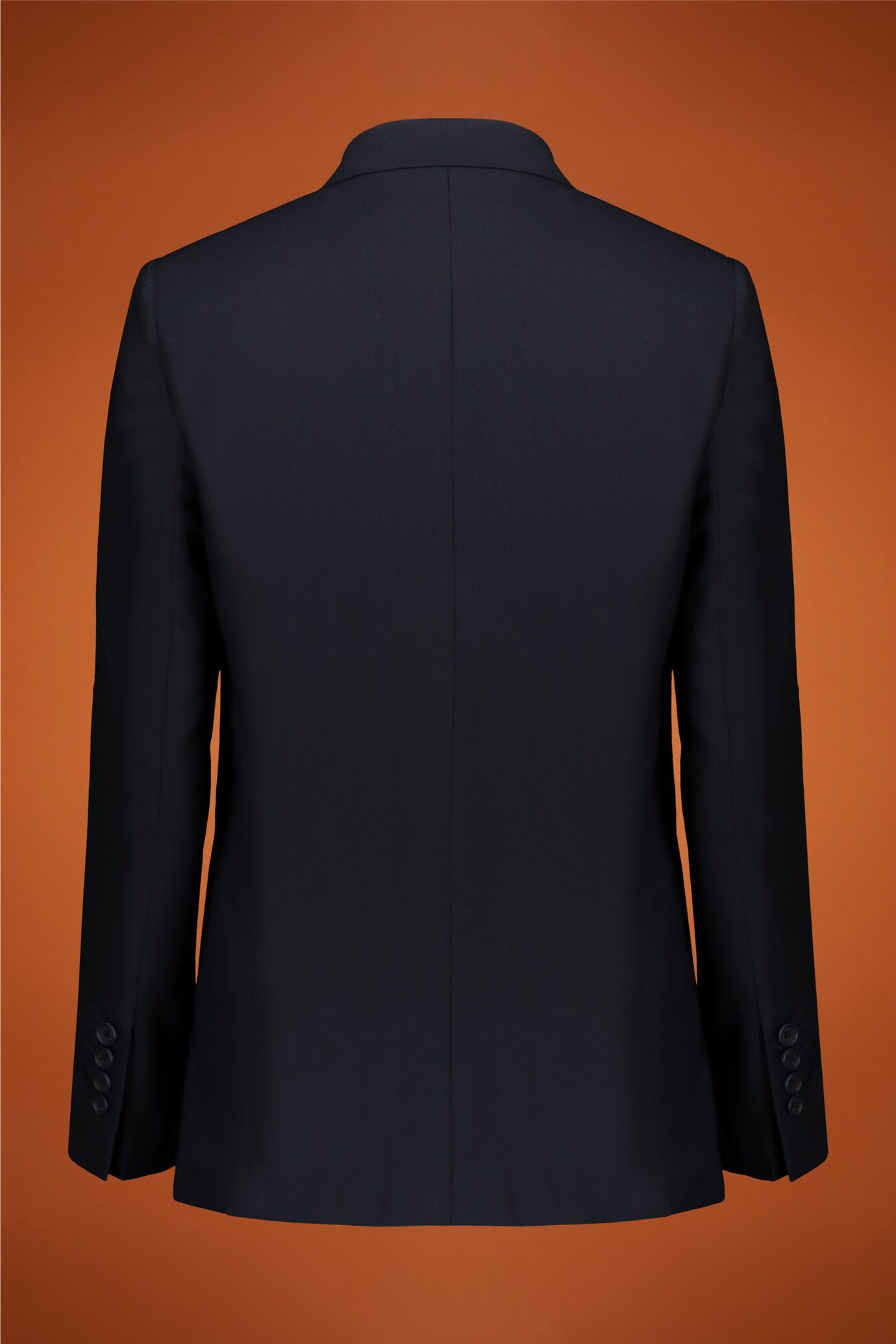 Women's three-button plain single-breasted jacket