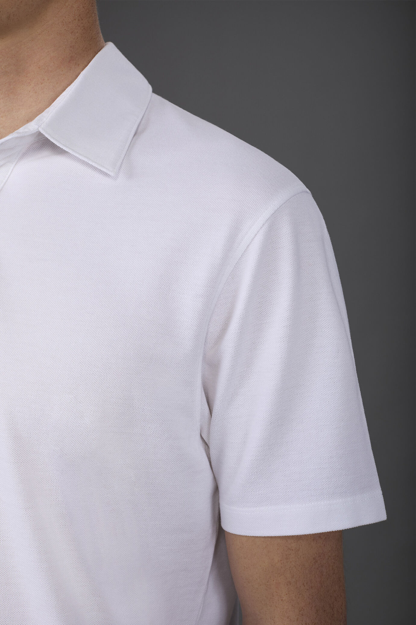 Kurzarm-Poloshirt für Herren aus 100% Piqué-Baumwolle image number 3