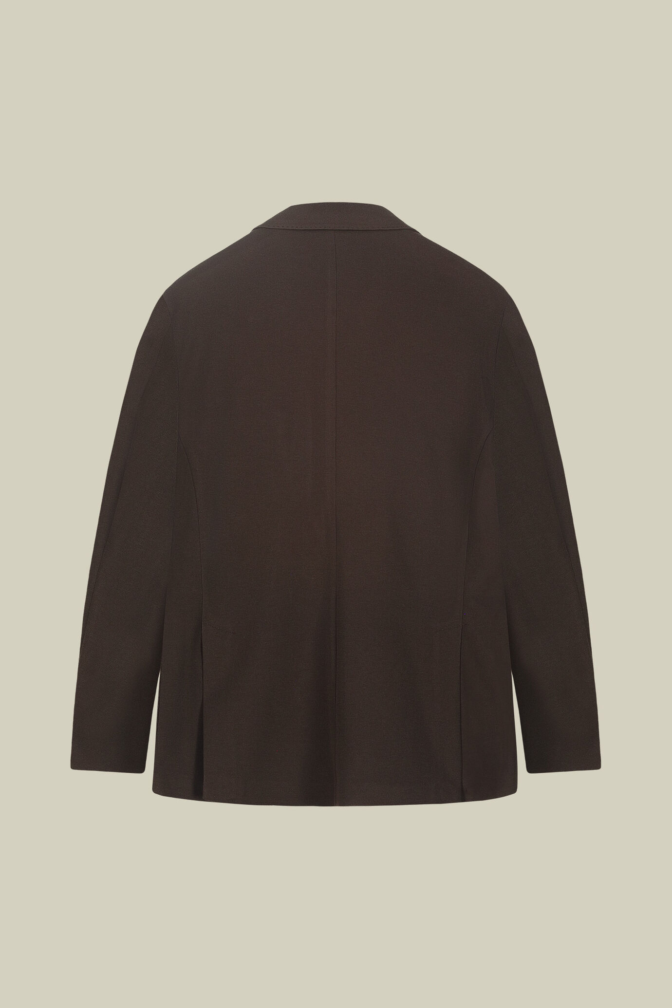 Men&rsquo;s unlined single-breasted jacket in dobby-weave jersey with a regular fit image number 5