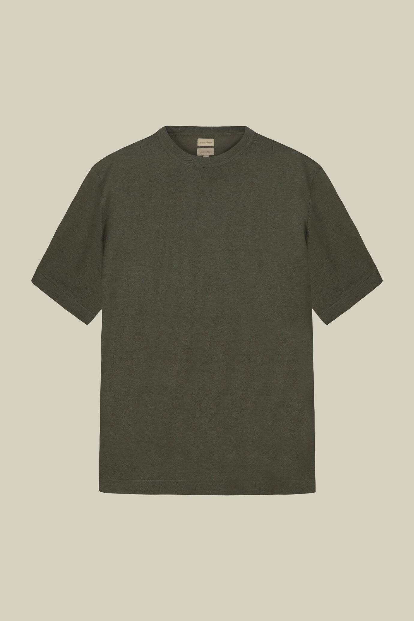 T-shirt uomo a maglia in 100% cotone crepe